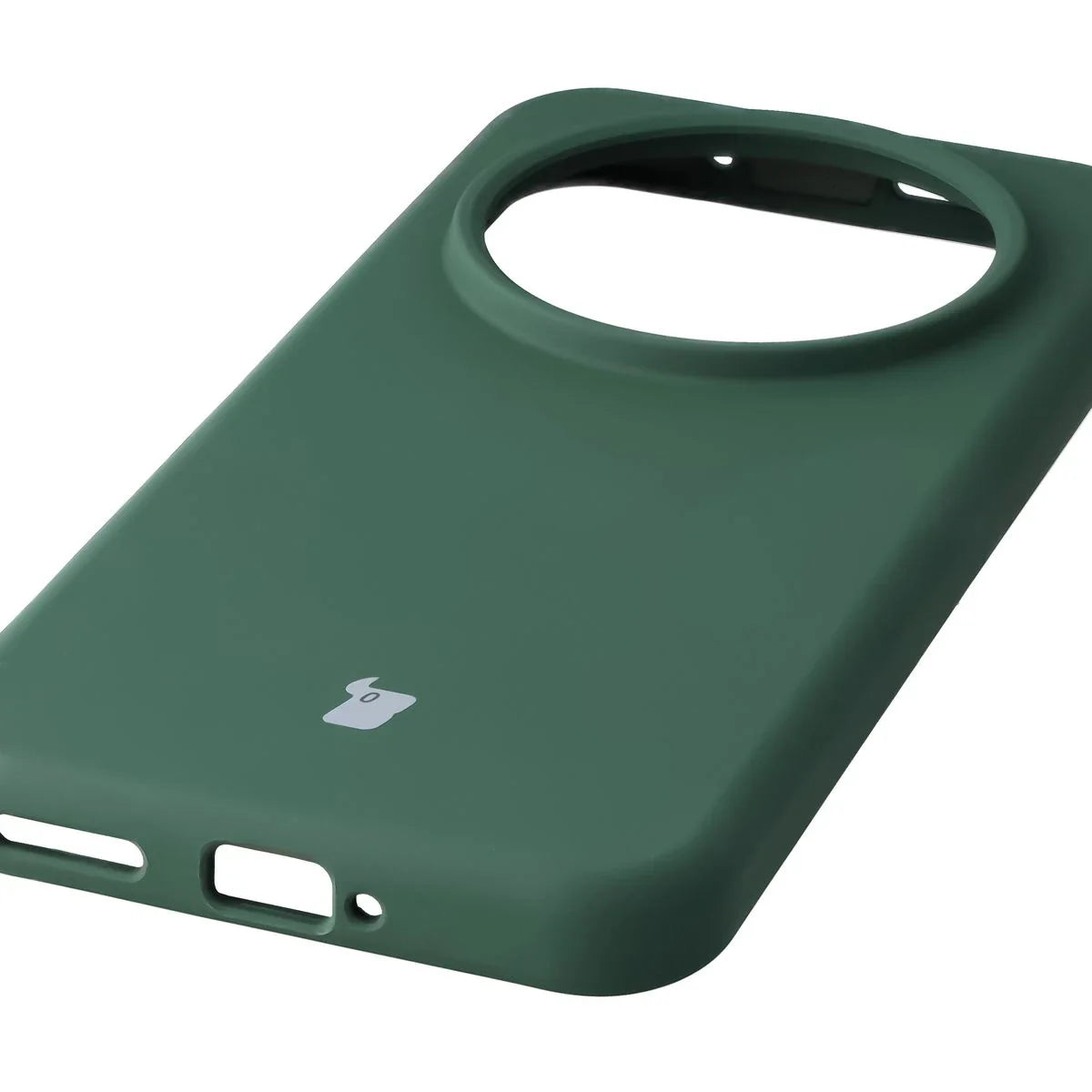 Silikon Handyhülle für Honor Magic8 Pro, Bizon Soft Case, Dunkelgrün