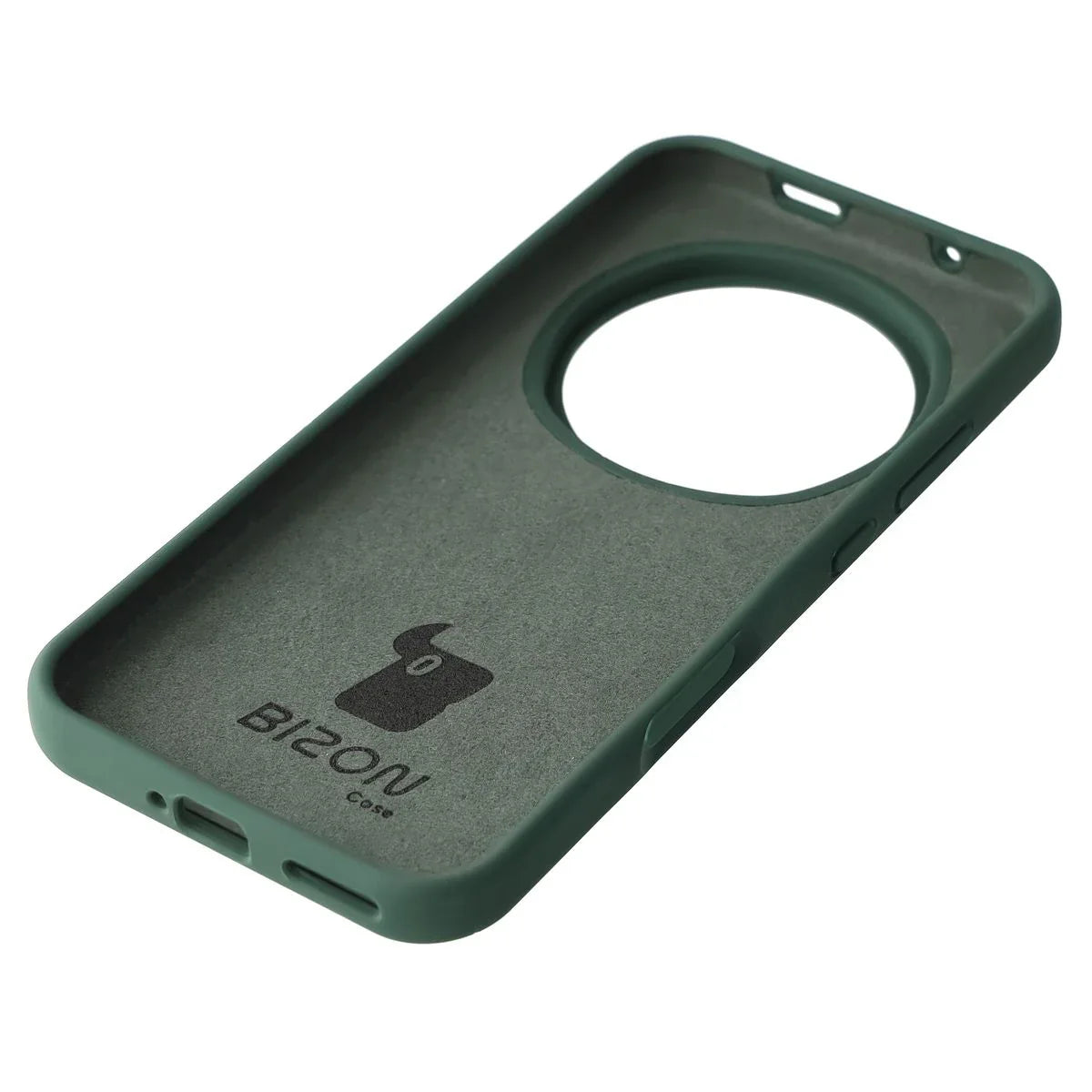Silikon Handyhülle für Honor Magic8 Pro, Bizon Soft Case, Dunkelgrün