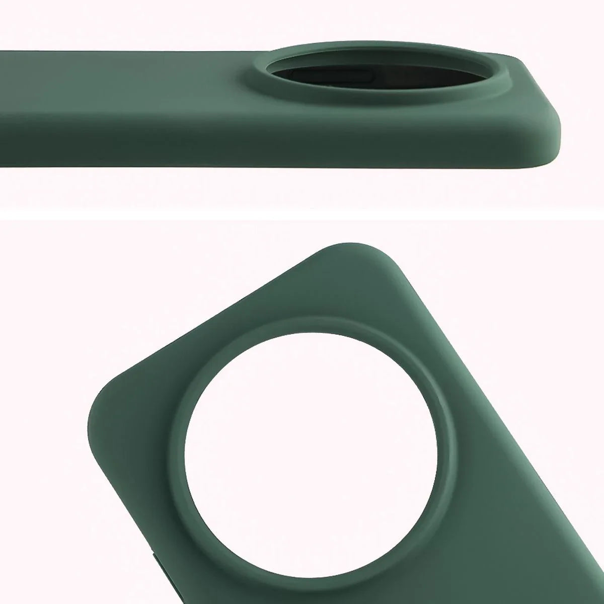 Silikon Handyhülle für Honor Magic8 Pro, Bizon Soft Case, Dunkelgrün
