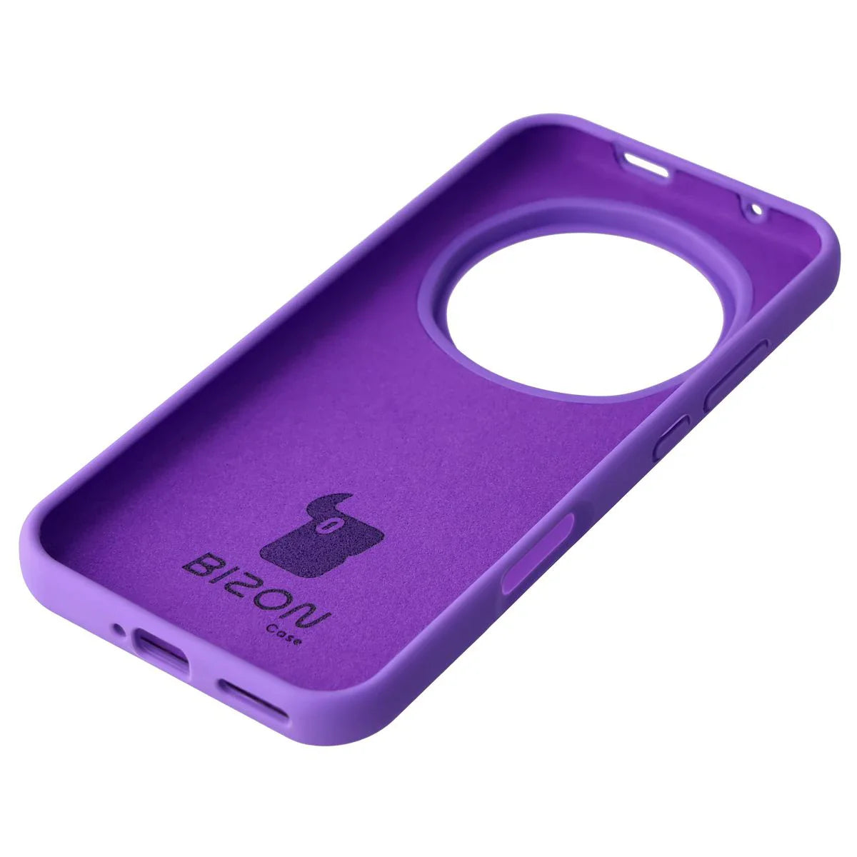 Silikon Handyhülle für Honor Magic8 Pro, Bizon Soft Case, Violett