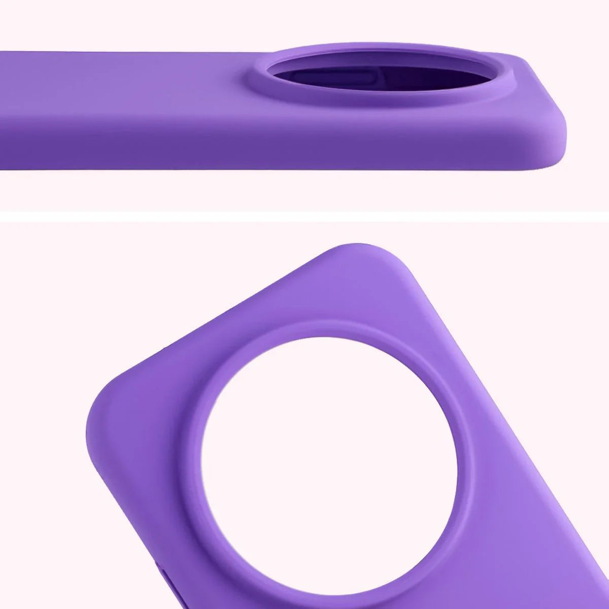 Silikon Handyhülle für Honor Magic8 Pro, Bizon Soft Case, Violett