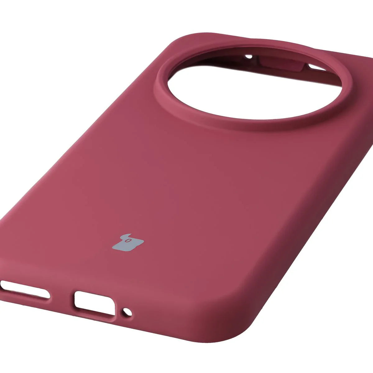 Silikon Handyhülle für Honor Magic8 Pro, Bizon Soft Case, Pflaumenfarbe