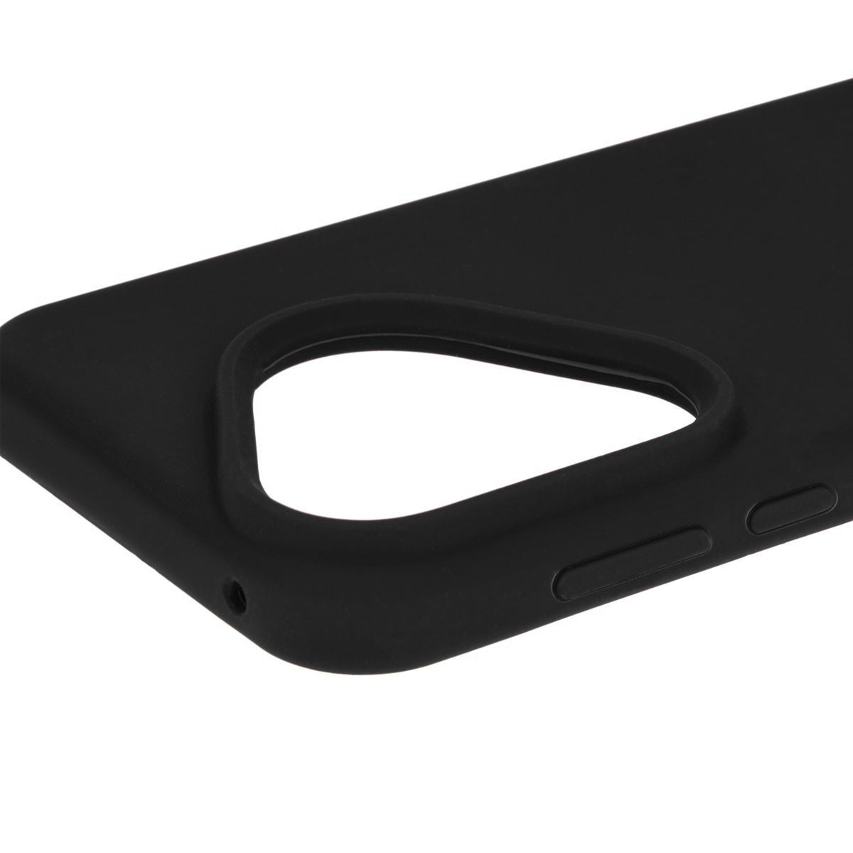Silikon Handyhülle für Huawei Pura 70, Bizon Soft Case, Schwarz