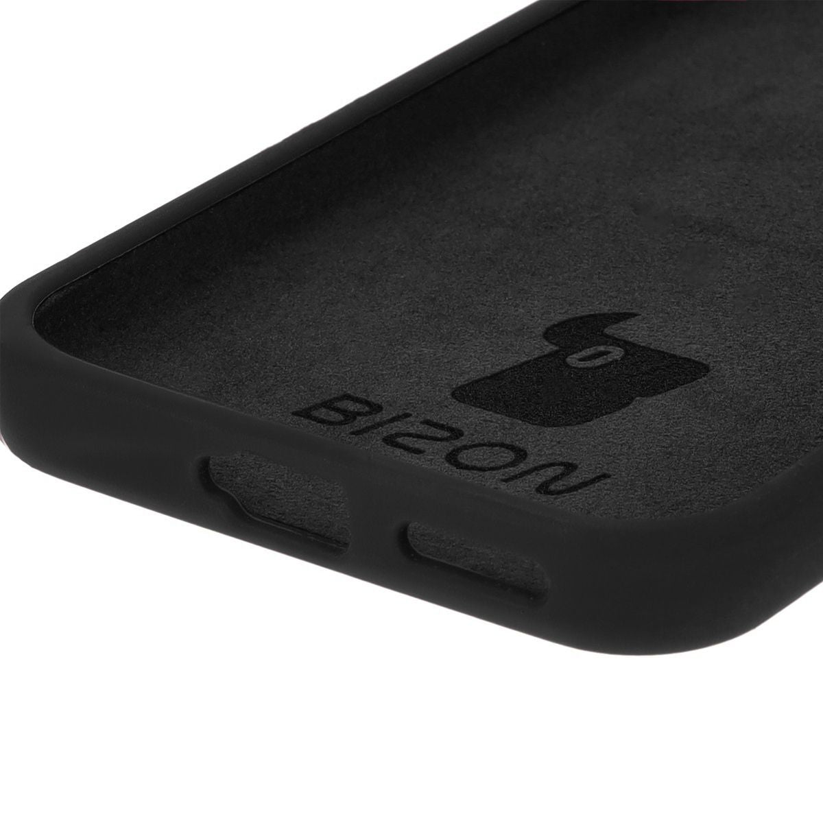 Silikon Handyhülle für Huawei Pura 70, Bizon Soft Case, Schwarz