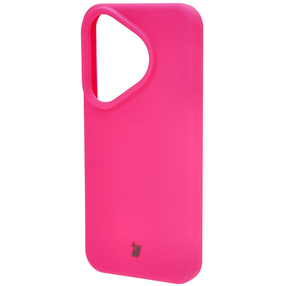 Silikon Handyhülle für Huawei Pura 70, Bizon Soft Case, Neon-Pink