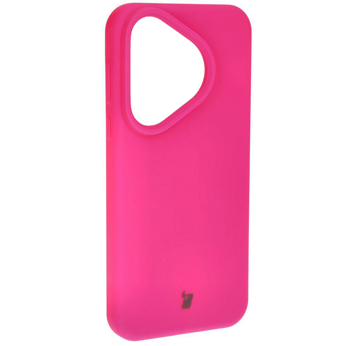 Silikon Handyhülle für Huawei Pura 70, Bizon Soft Case, Neon-Pink