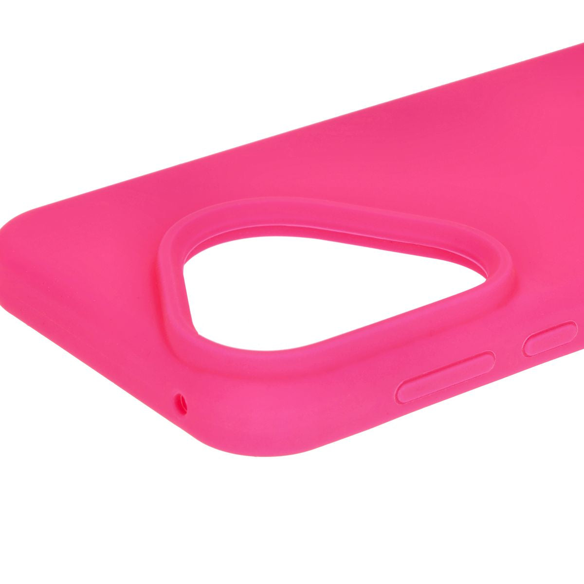 Silikon Handyhülle für Huawei Pura 70, Bizon Soft Case, Neon-Pink
