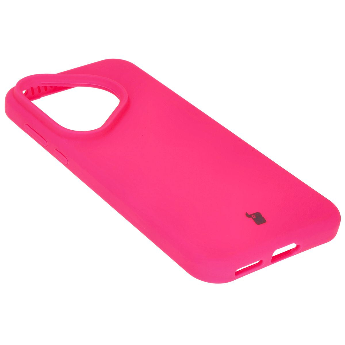 Silikon Handyhülle für Huawei Pura 70, Bizon Soft Case, Neon-Pink
