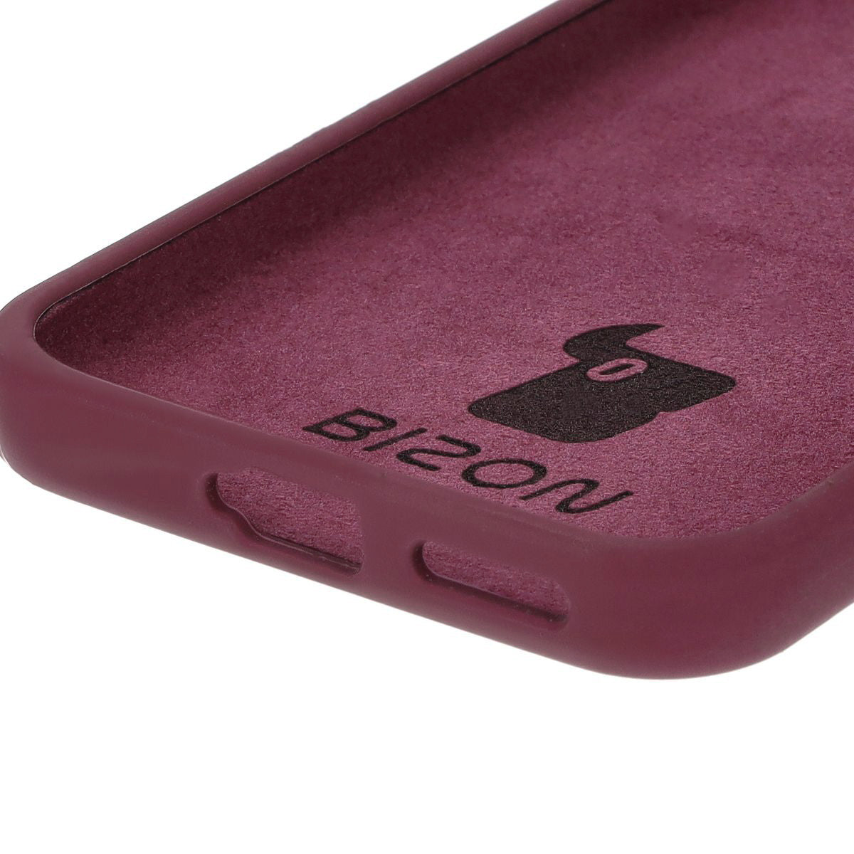 Silikon Handyhülle für Huawei Pura 70, Bizon Soft Case, Pflaumenfarbe