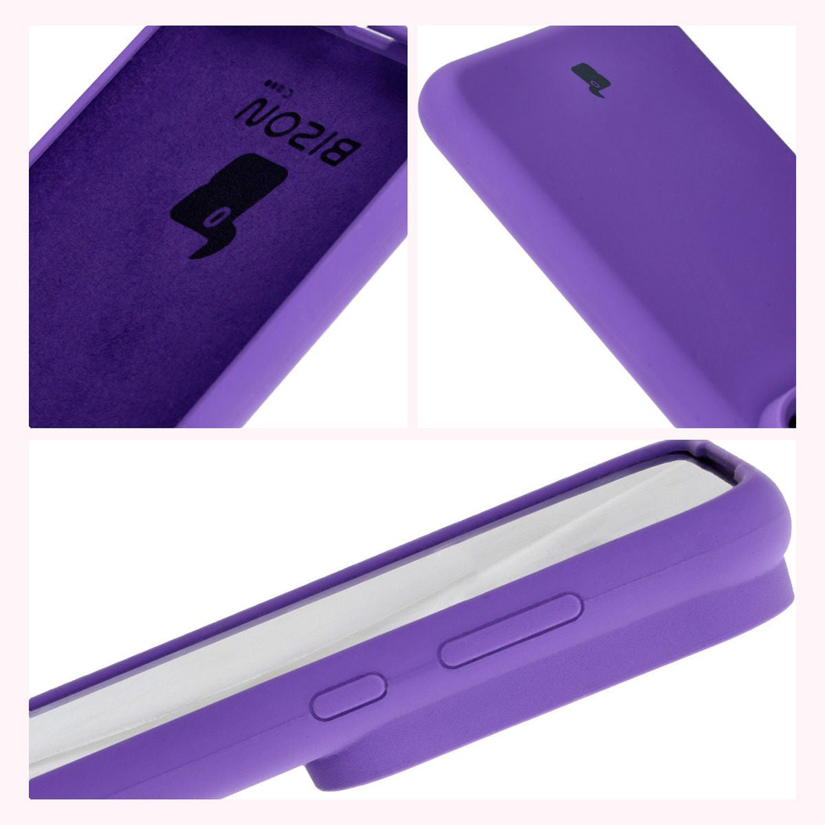 Silikon Handyhülle für Huawei Pura 70 Ultra, Bizon Soft Case, Violett