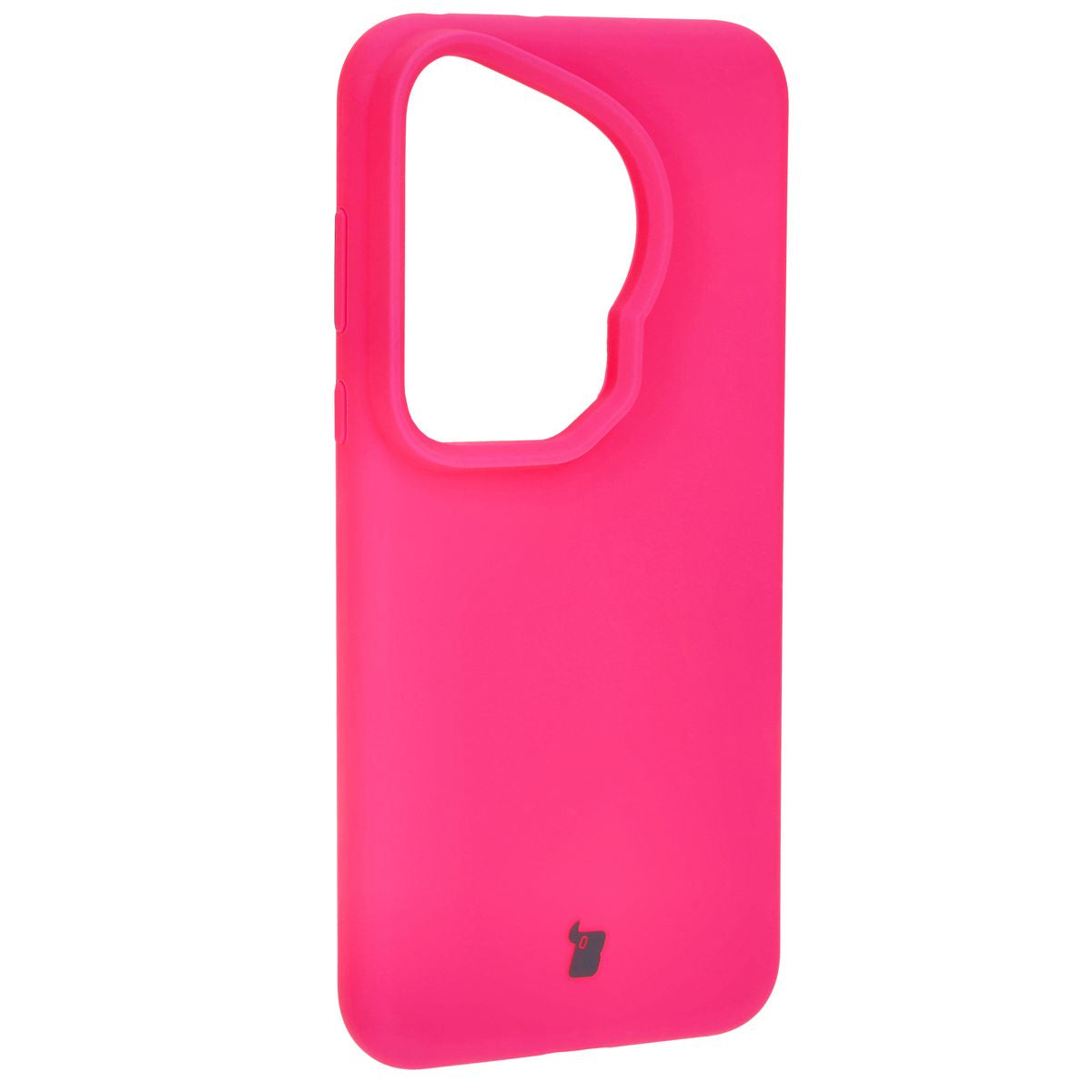 Silikon Handyhülle für Huawei Pura 70 Ultra, Bizon Soft Case, Neon-Pink