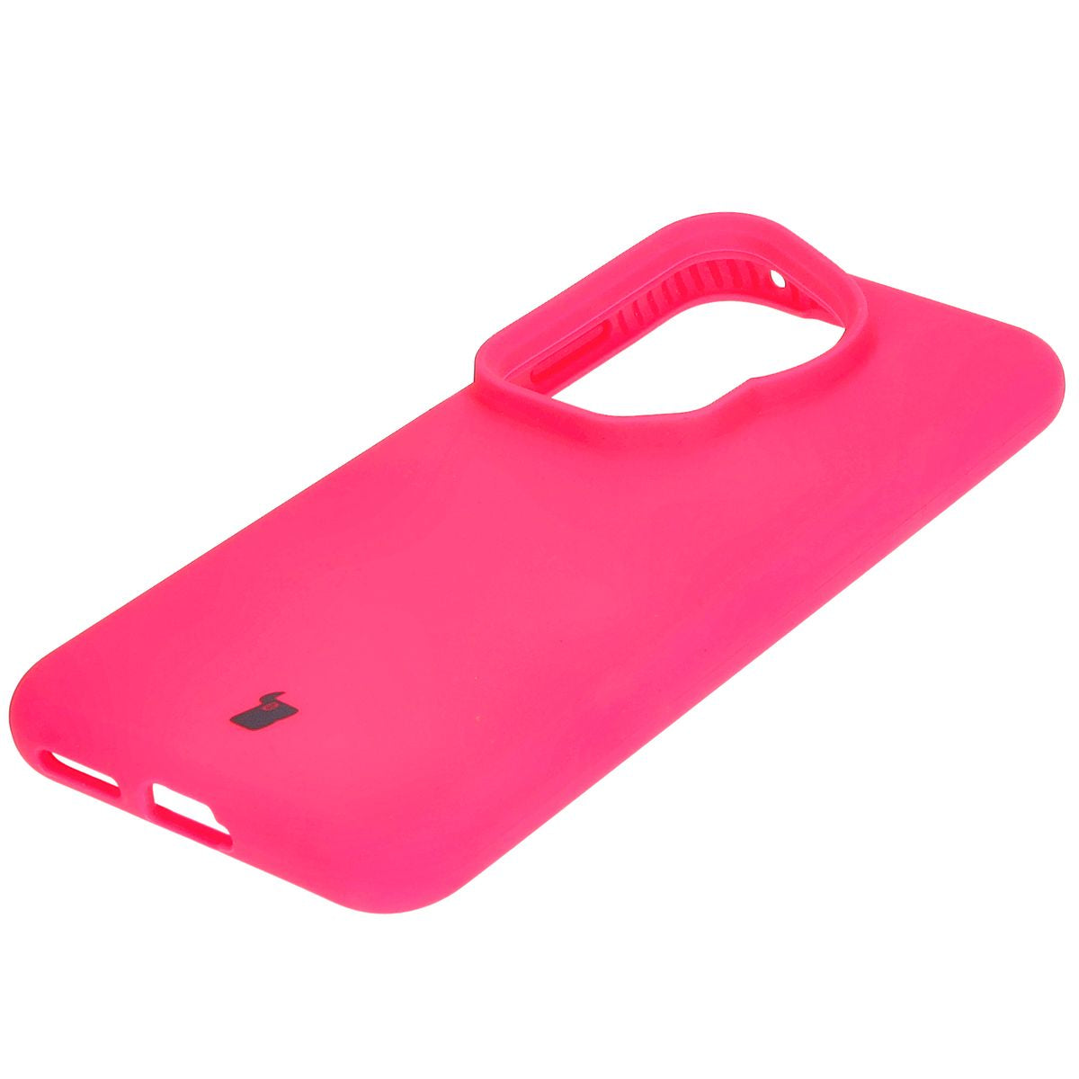 Silikon Handyhülle für Huawei Pura 70 Ultra, Bizon Soft Case, Neon-Pink