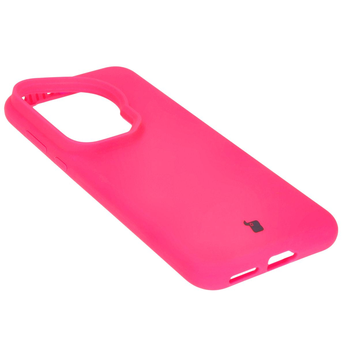 Silikon Handyhülle für Huawei Pura 70 Ultra, Bizon Soft Case, Neon-Pink