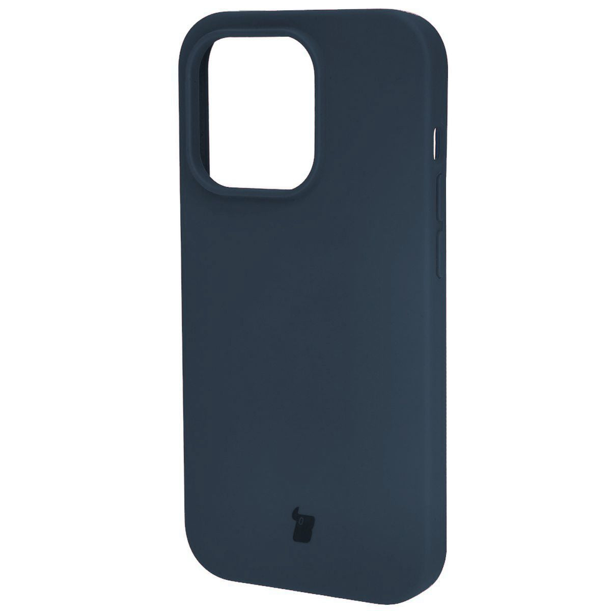 Silikon Handyhülle für iPhone 14 Pro, Bizon Soft Case, Dunkelblau