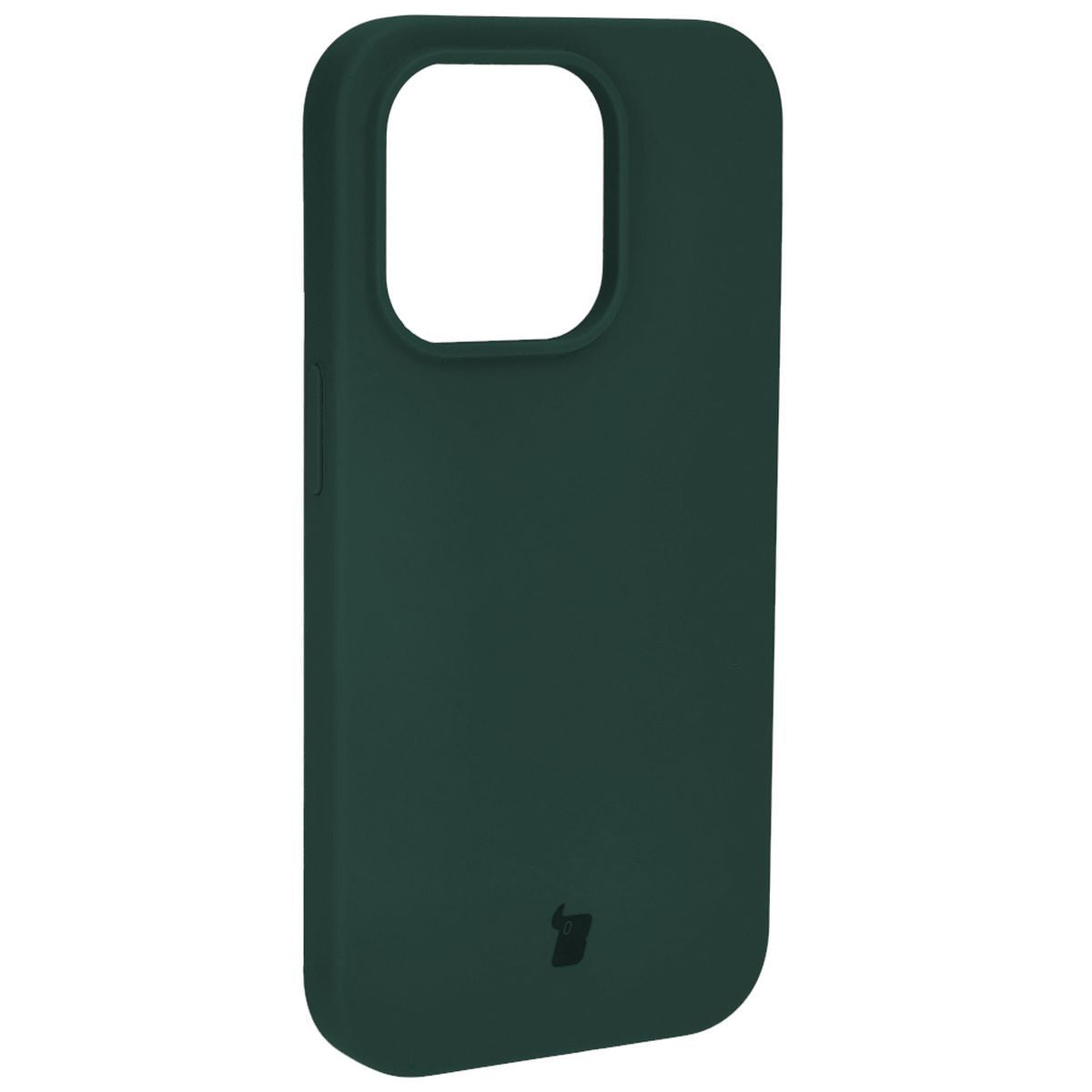 Silikon Schutzhülle für iPhone 14 Pro, Bizon Soft Case, Dunkelgrün