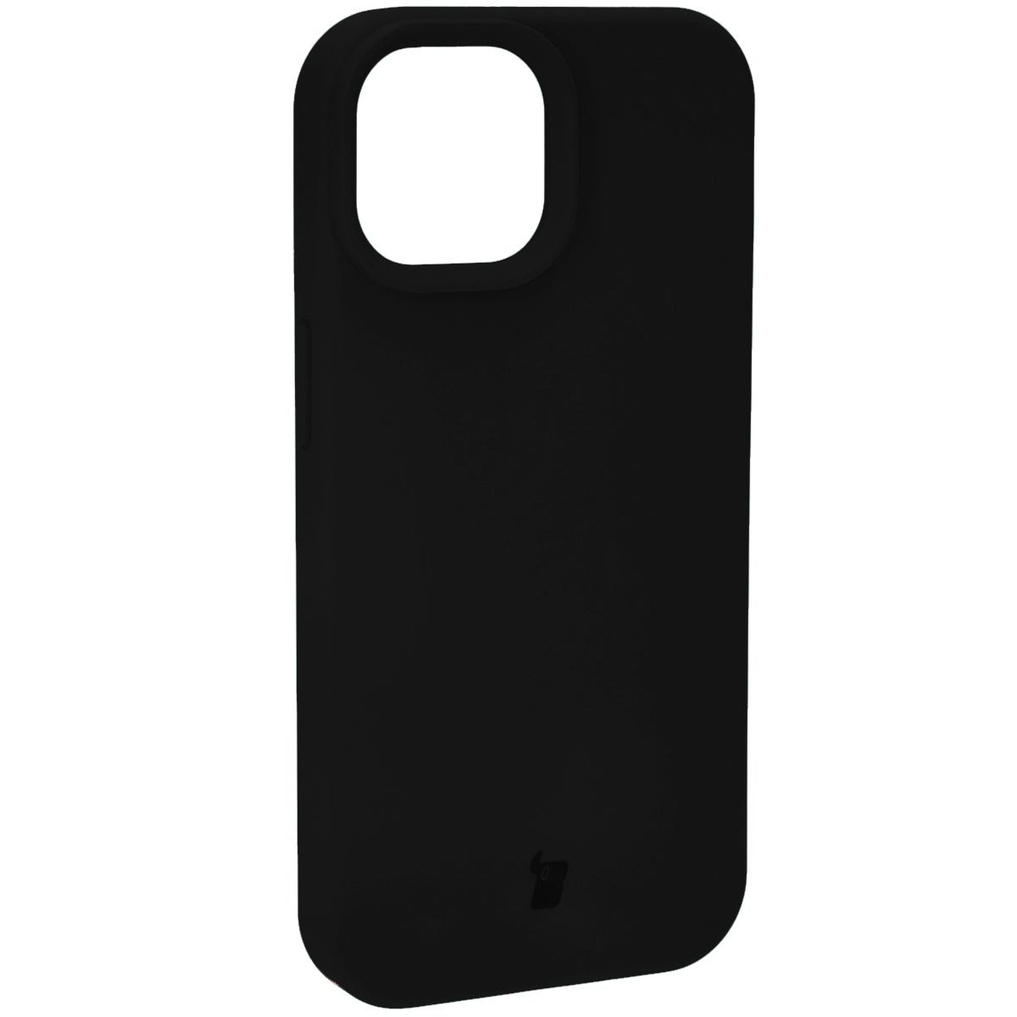 Silikon Handyhülle für iPhone 15, Bizon Soft Case, Schwarz