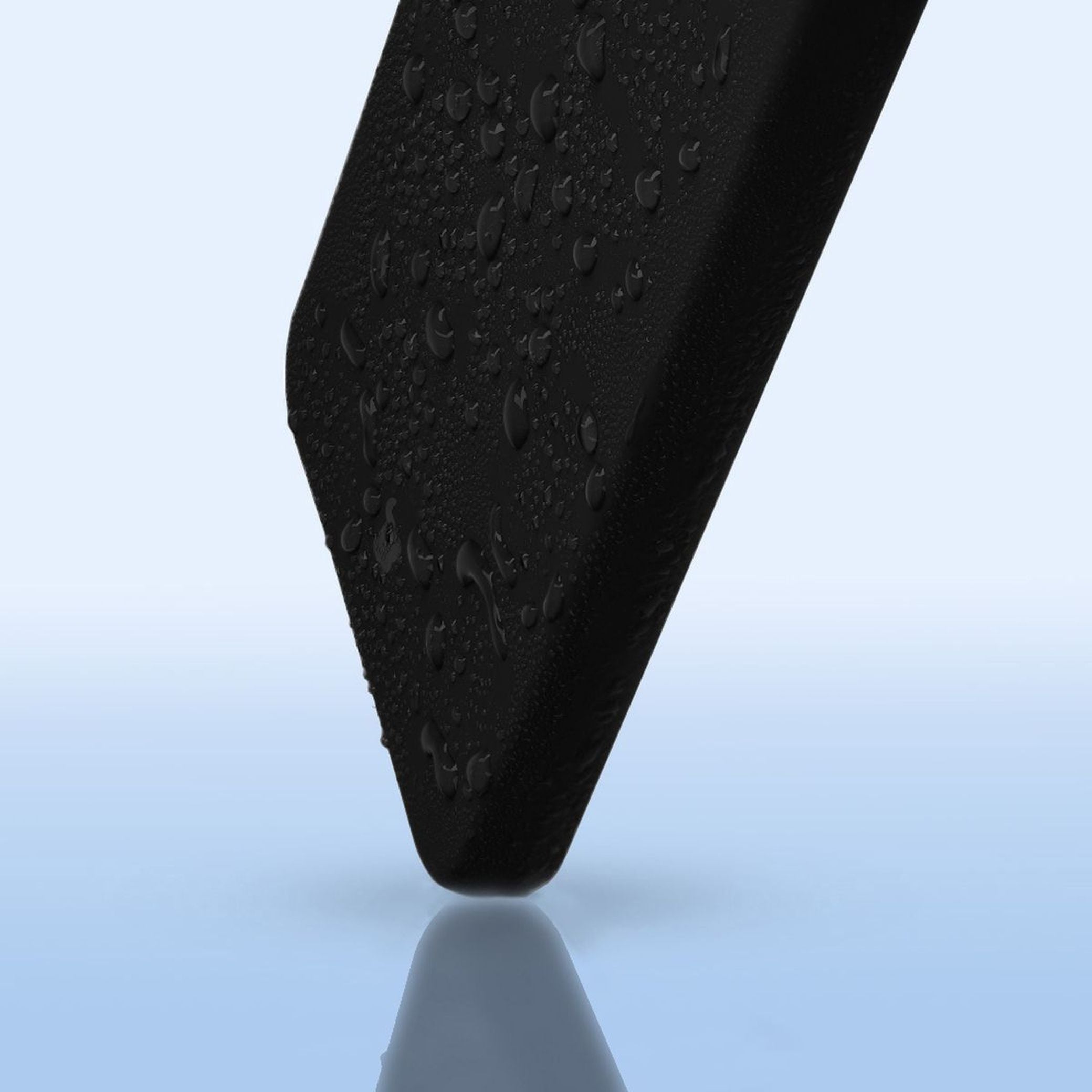Silikon Handyhülle für iPhone 15, Bizon Soft Case, Schwarz