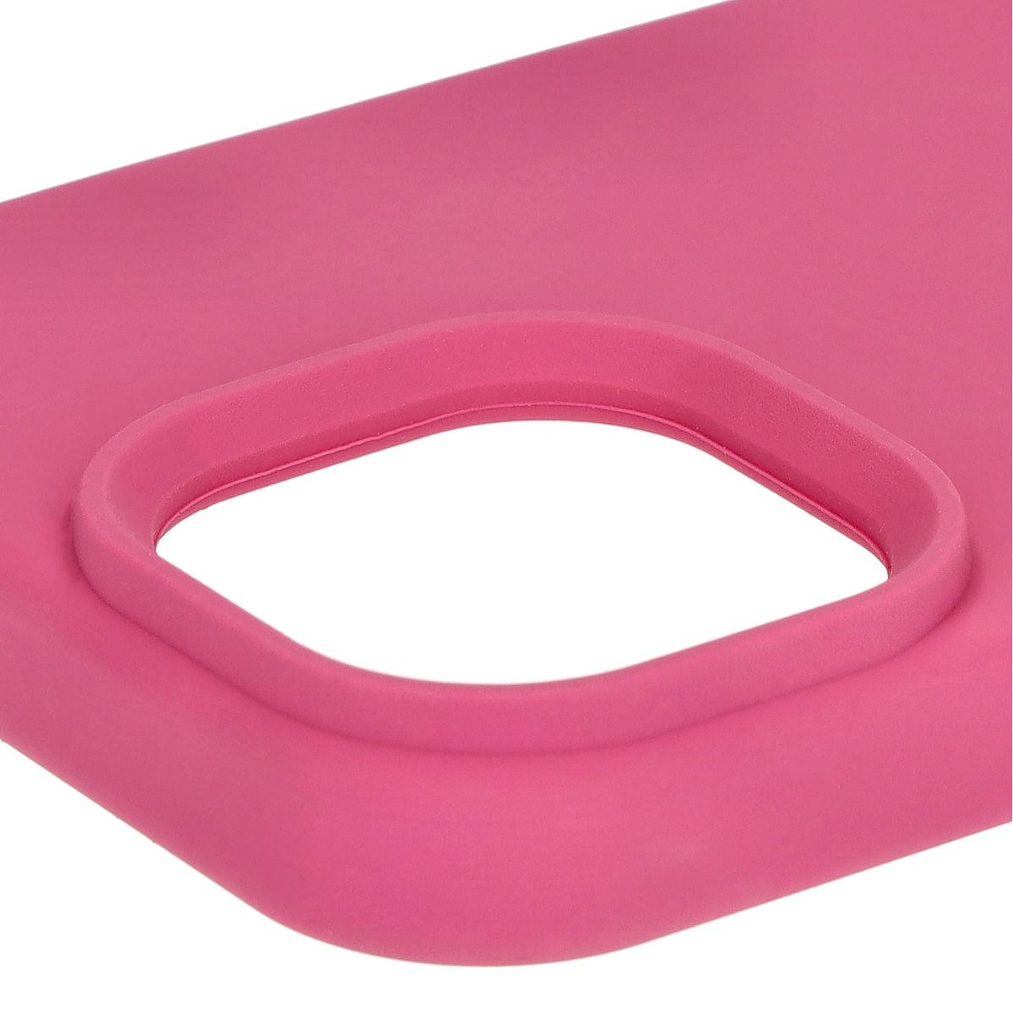 Silikon Handyhülle für iPhone 15, Bizon Soft Case, Dunkelpink