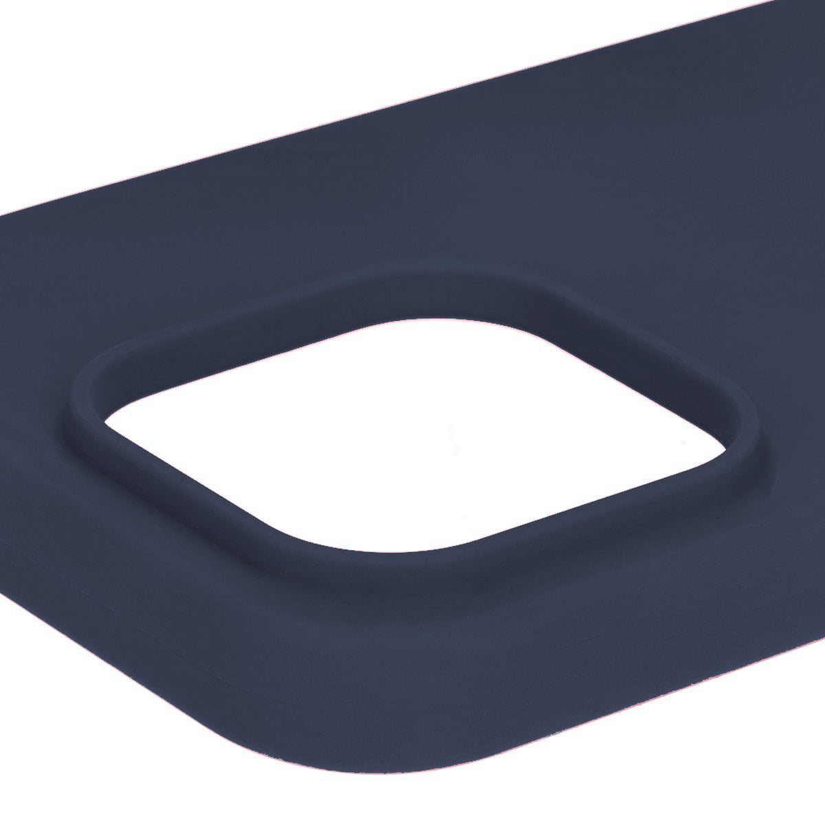 Silikon Handyhülle für iPhone 15 Pro, Bizon Soft Case, Dunkelblau