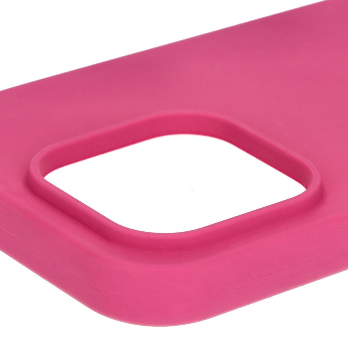 Silikon Schutzhülle für iPhone 15 Pro, Bizon Soft Case, Dunkelpink