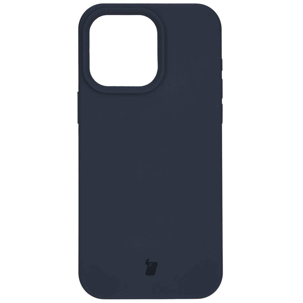 Silikon Handyhülle für iPhone 15 Pro Max, Bizon Soft Case, Dunkelblau