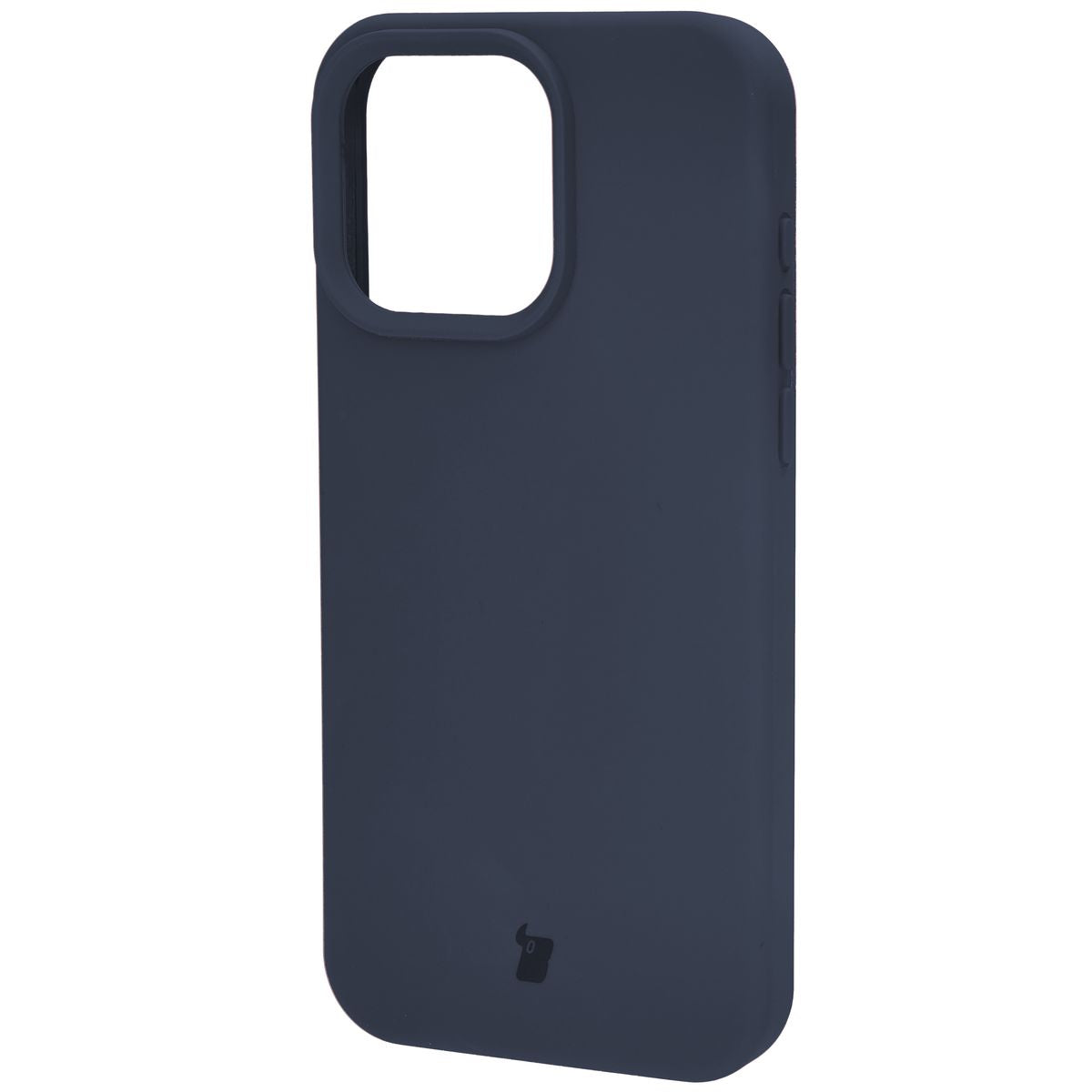 Silikon Handyhülle für iPhone 15 Pro Max, Bizon Soft Case, Dunkelblau