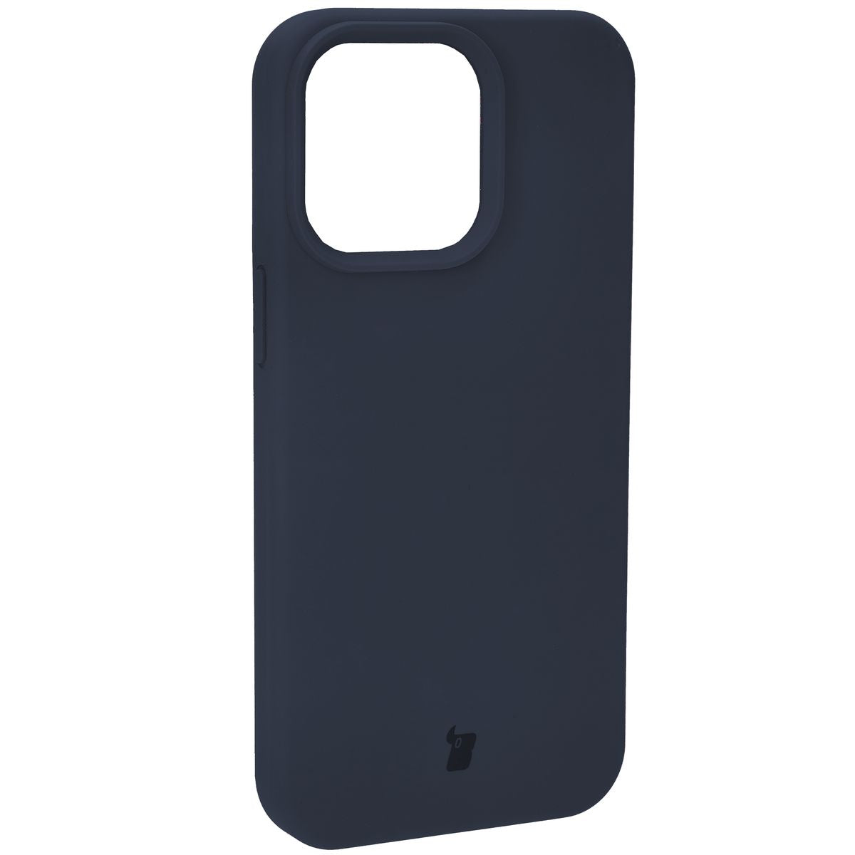 Silikon Handyhülle für iPhone 15 Pro Max, Bizon Soft Case, Dunkelblau