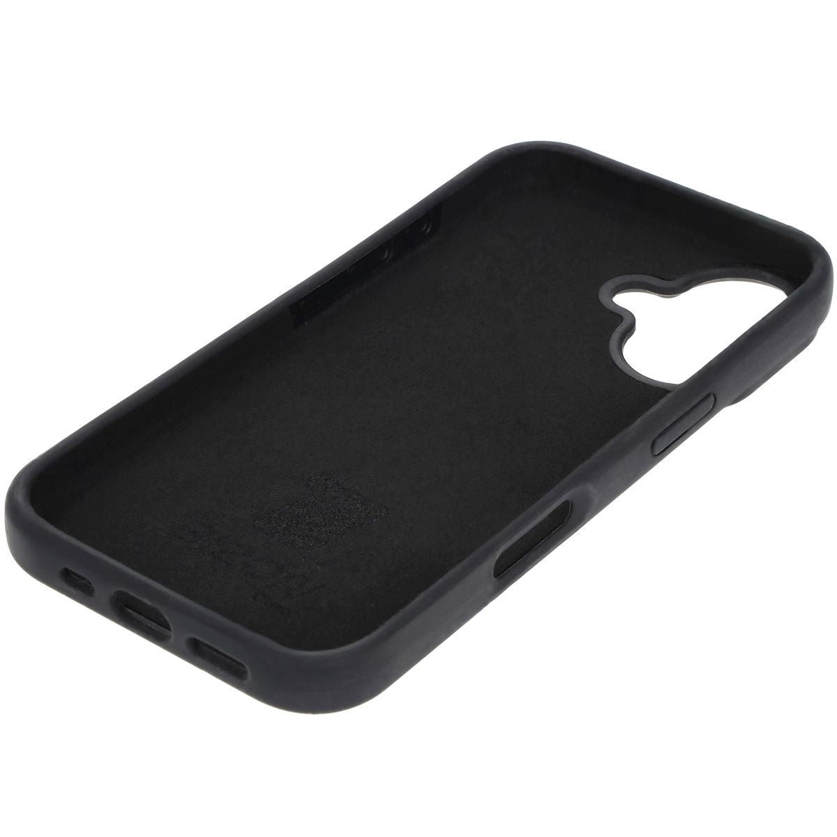 Silikon Handyhülle für iPhone 16, Bizon Soft Case, Schwarz