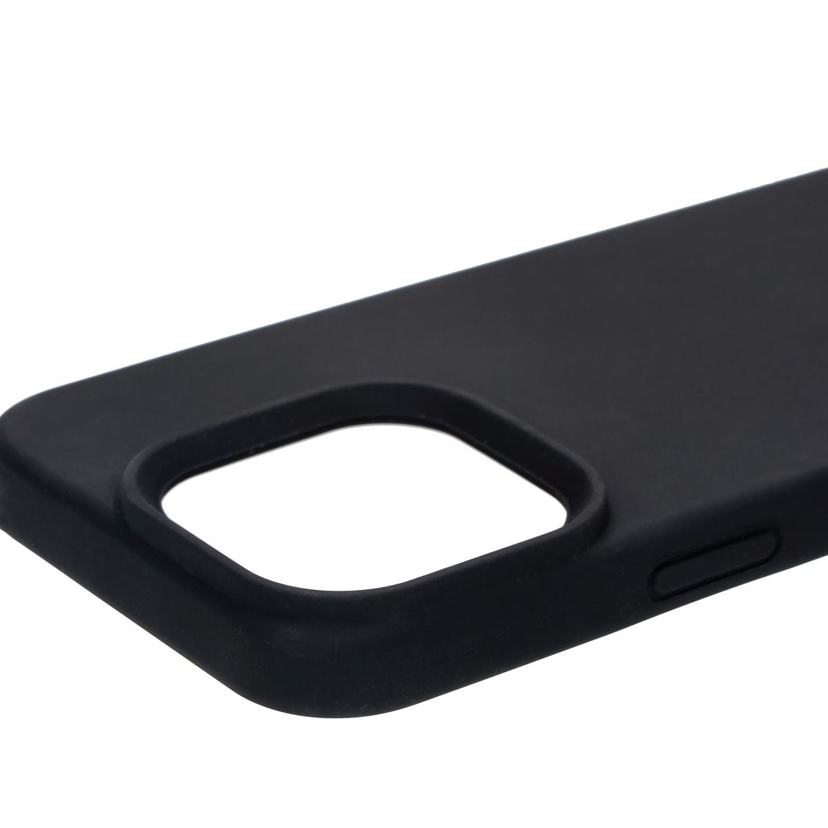 Silikon Handyhülle für iPhone 16 Pro, Bizon Soft Case, Schwarz