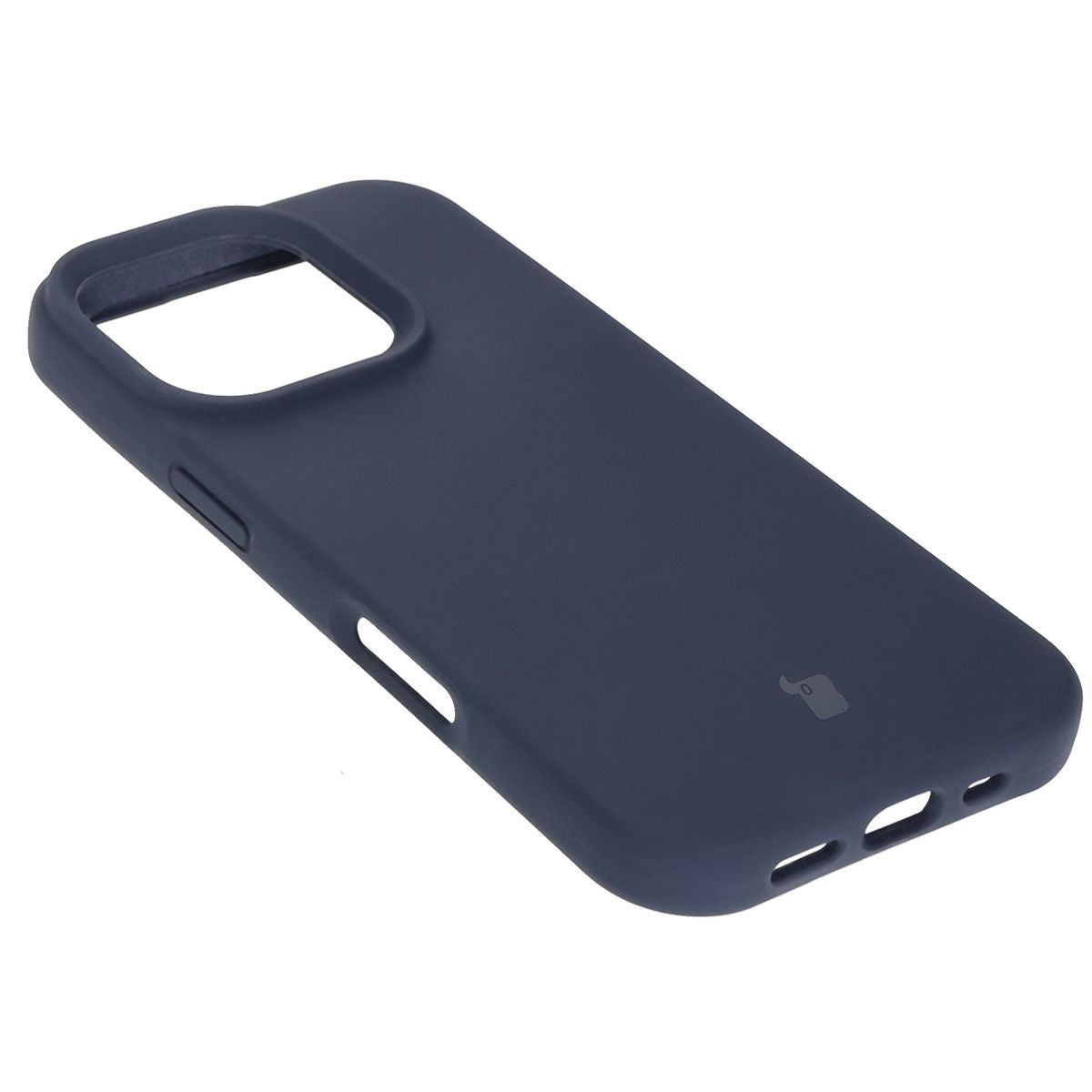 Silikon Handyhülle für iPhone 16 Pro, Bizon Soft Case, Dunkelblau