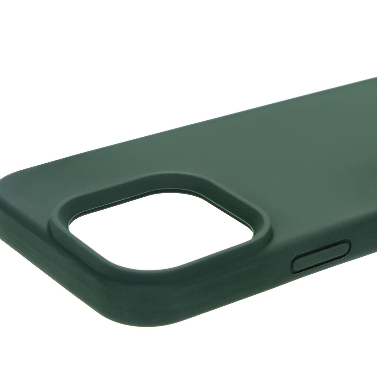 Silikon Handyhülle für iPhone 16 Pro, Bizon Soft Case, Dunkelgrün