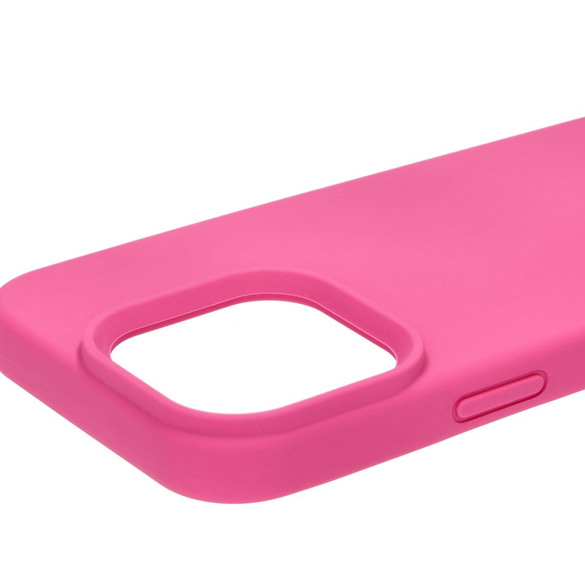 Silikon Handyhülle für iPhone 16 Pro, Bizon Soft Case, Dunkelpink