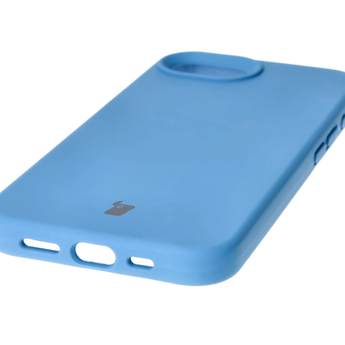 Silikon Handyhülle für iPhone 17e / 16e, Bizon Soft Case, Blau