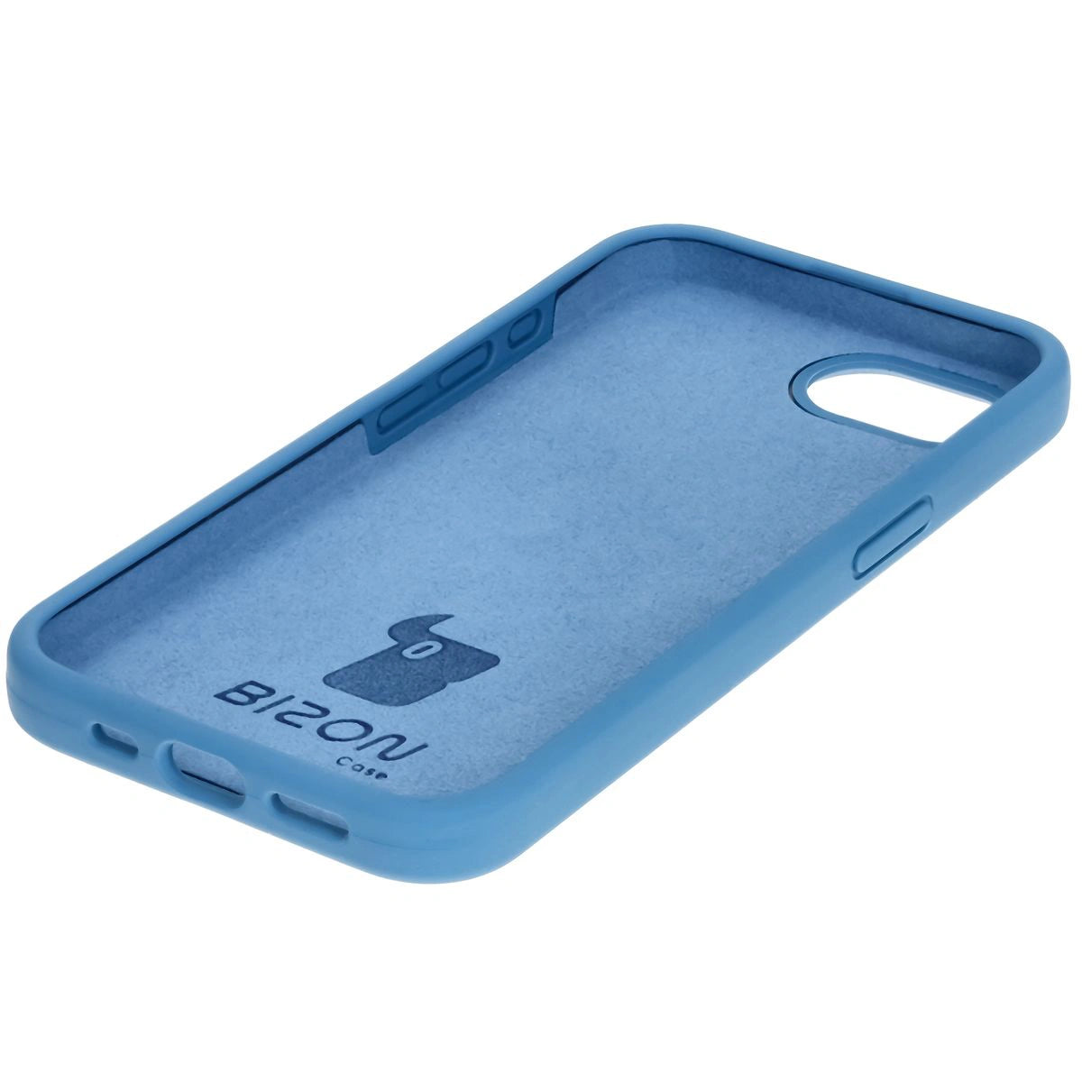 Silikon Handyhülle für iPhone 17e / 16e, Bizon Soft Case, Blau