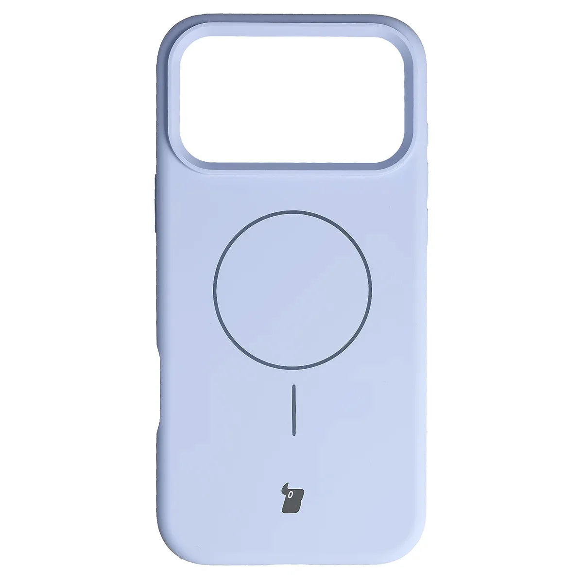 Silikon Handyhülle mit Magnetring für iPhone 18 Pro Max / 17 Pro Max, Bizon Soft Case Magnetic, Hellblau (2/8)