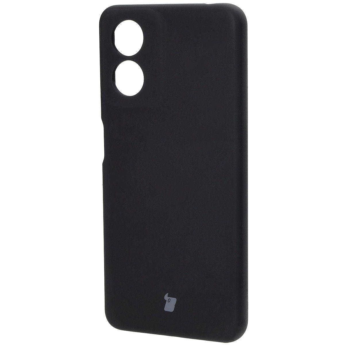 Silikon Handyhülle für Motorola Moto G04, Bizon Soft Case, Schwarz