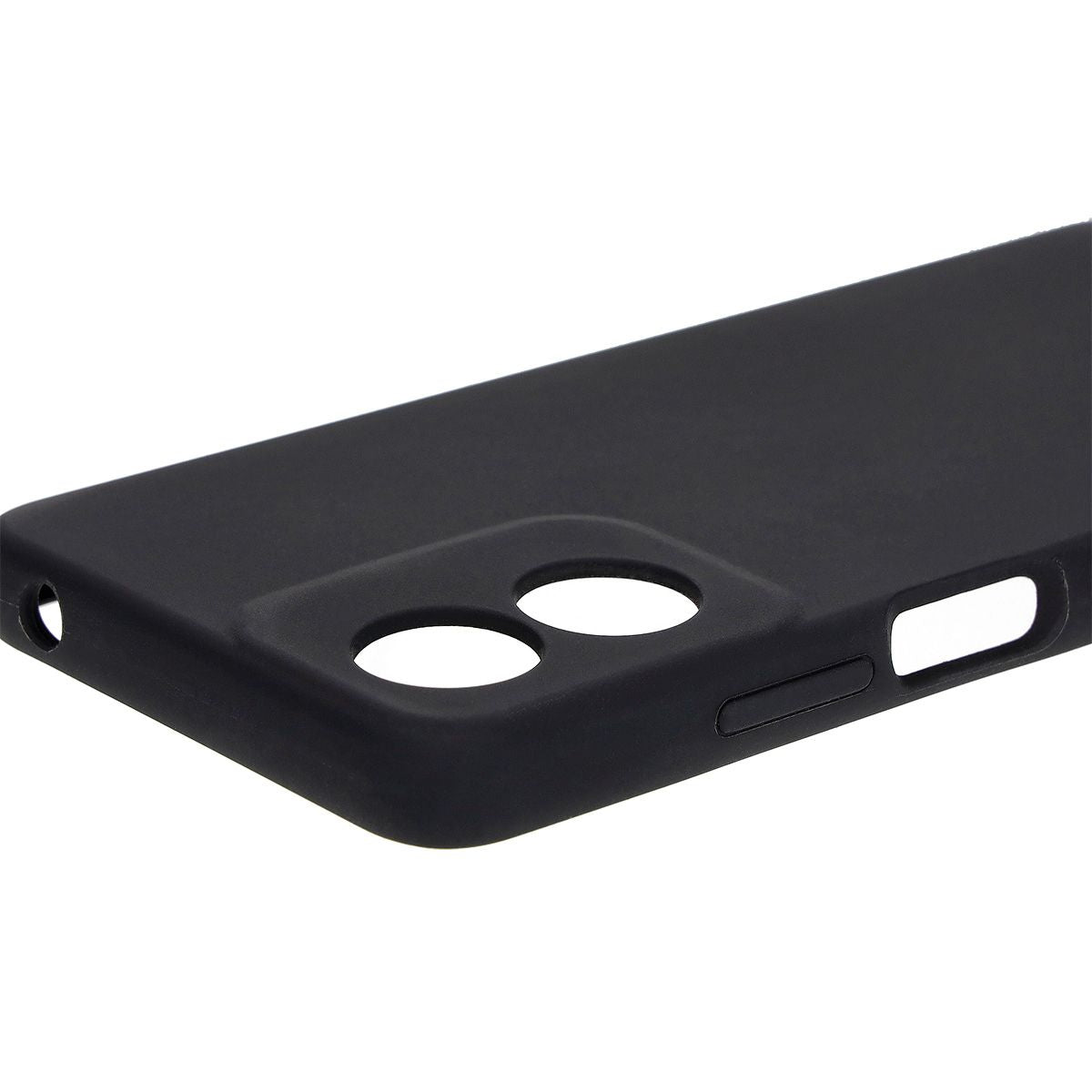 Silikon Handyhülle für Motorola Moto G04, Bizon Soft Case, Schwarz