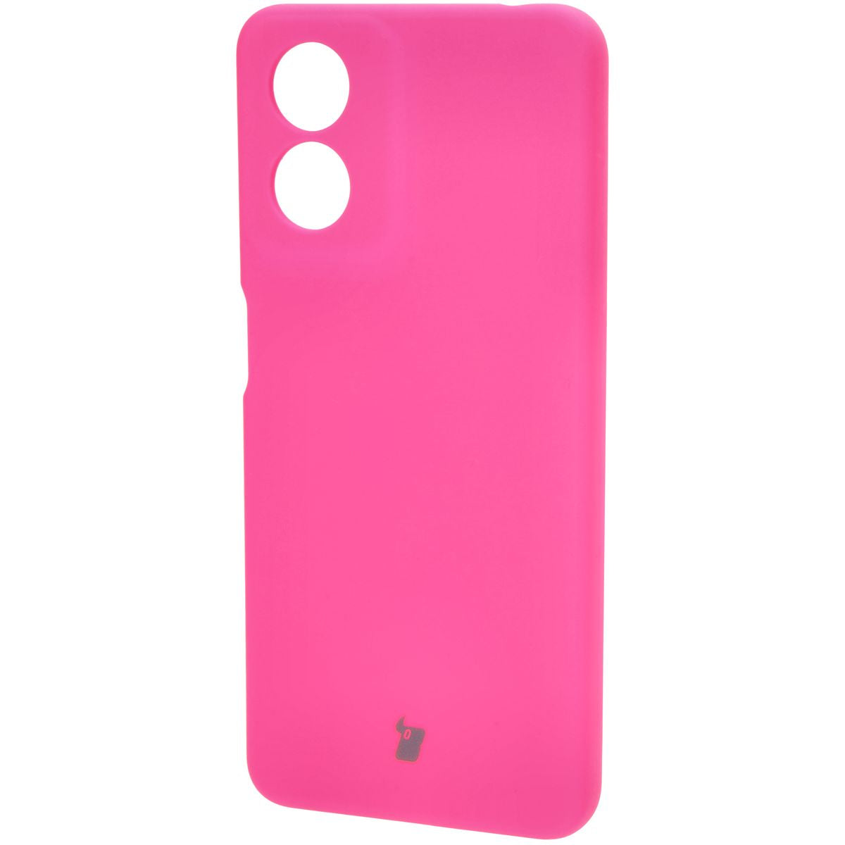 Silikon Handyhülle für Motorola Moto G04, Bizon Soft Case, Neon-Pink