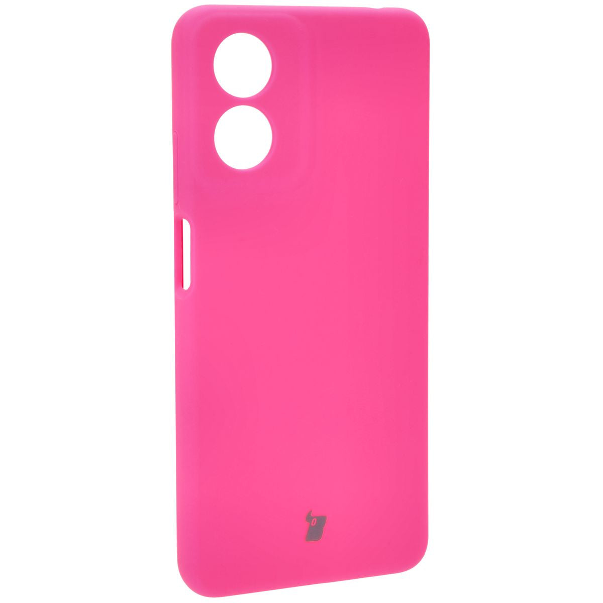 Silikon Handyhülle für Motorola Moto G04, Bizon Soft Case, Neon-Pink