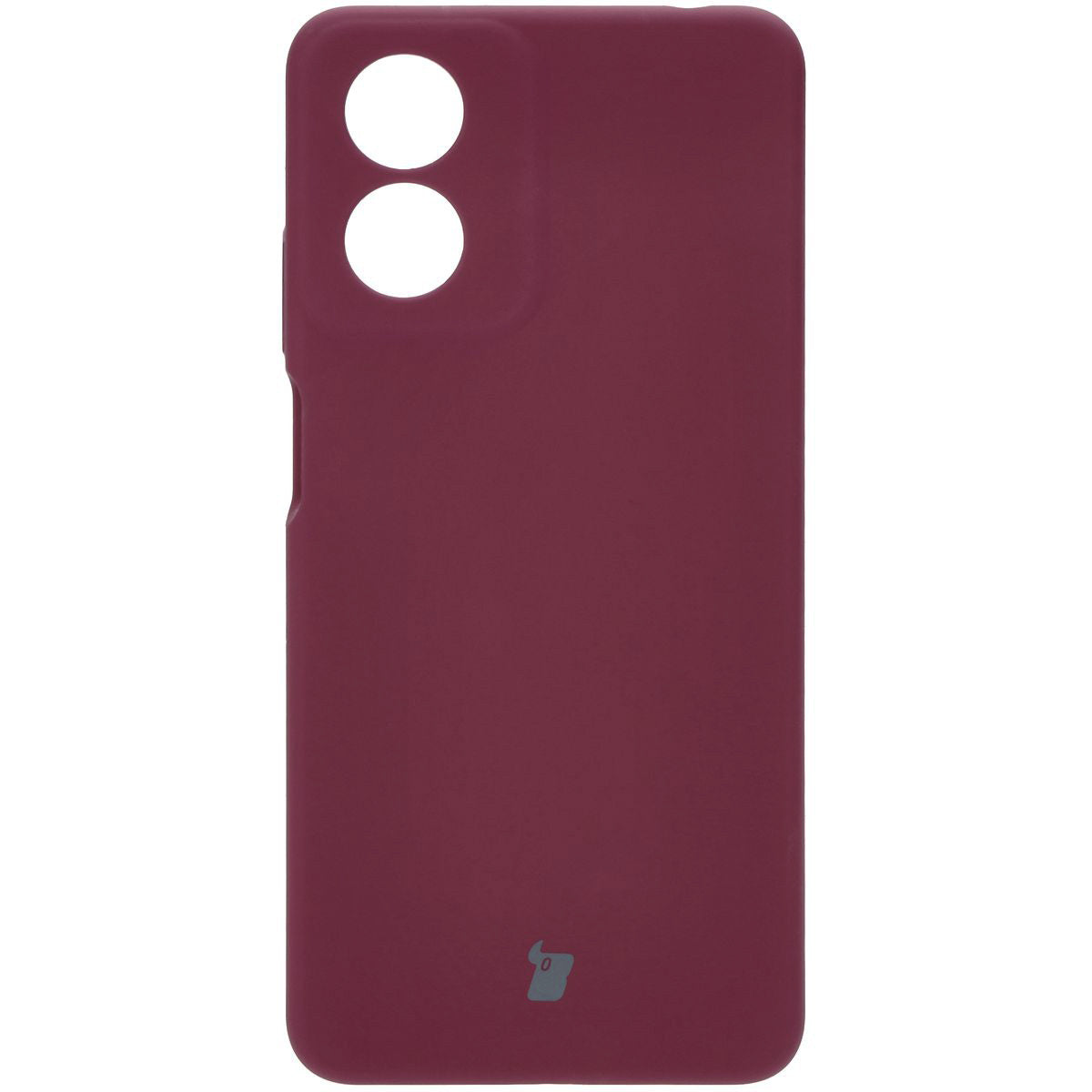 Silikon Handyhülle für Motorola Moto G04, Bizon Soft Case, Pflaumenfarbe
