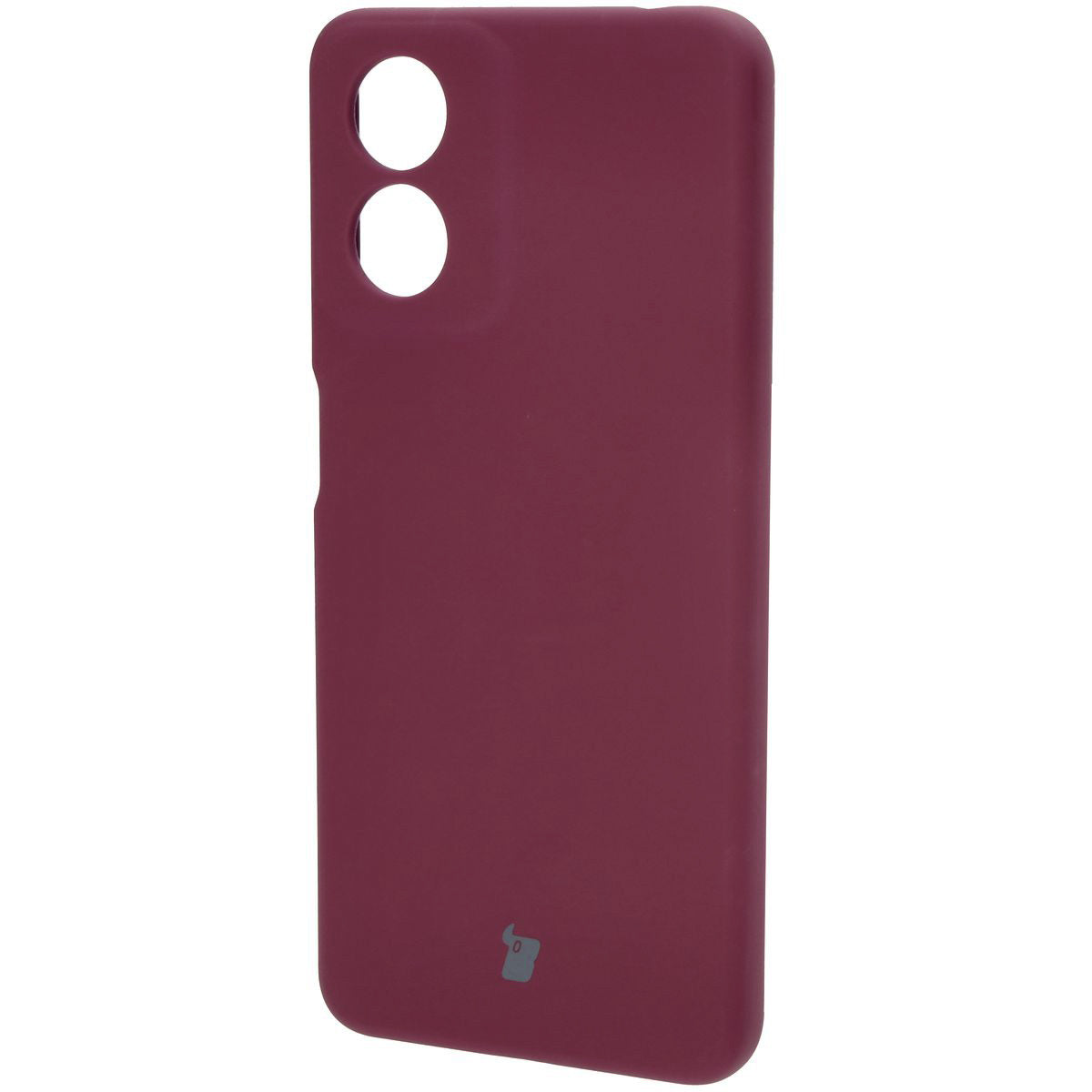 Silikon Handyhülle für Motorola Moto G04, Bizon Soft Case, Pflaumenfarbe