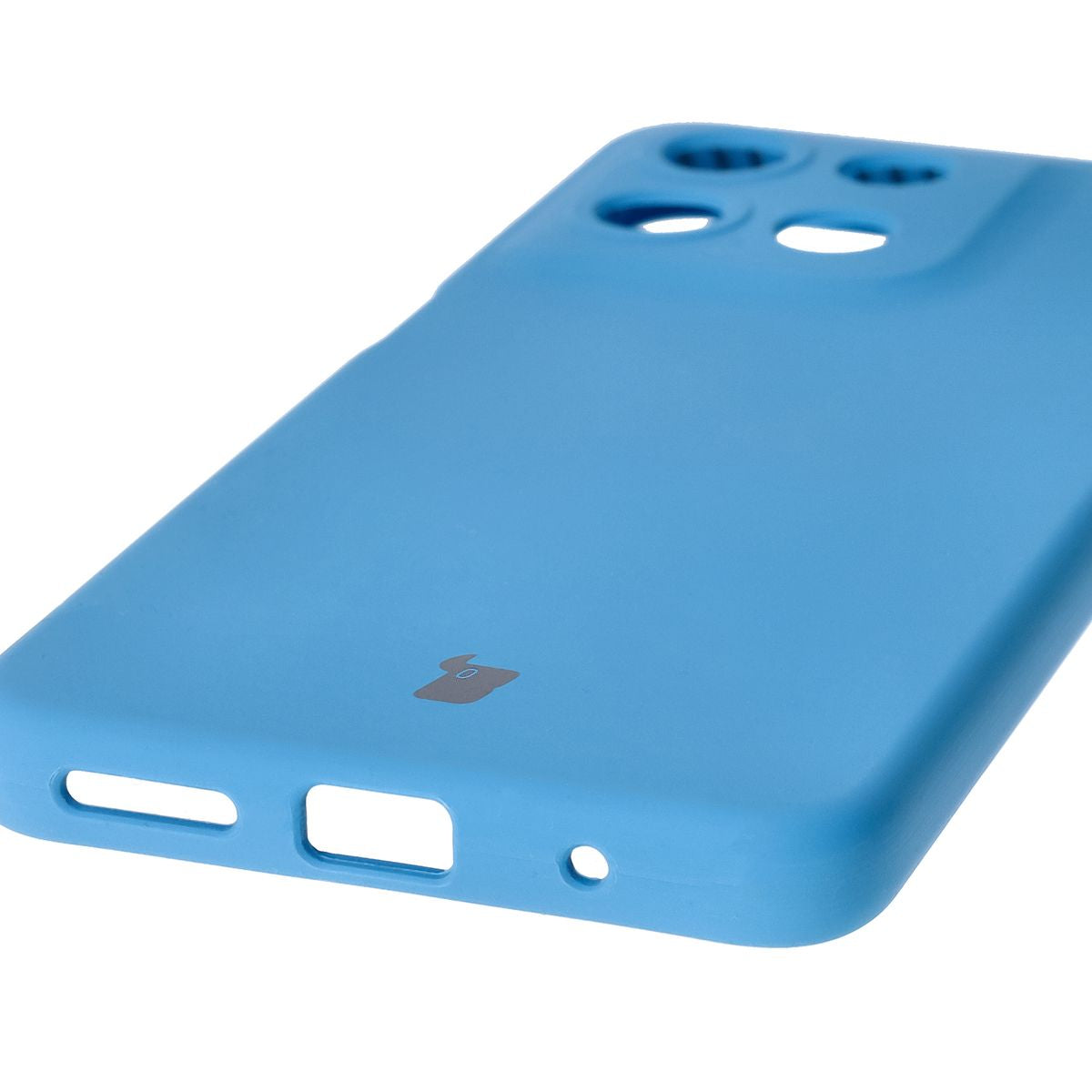 Silikon Handyhülle für Motorola Moto G17 / G17 Power / G15 / G15 Power, Bizon Soft Case, Blau