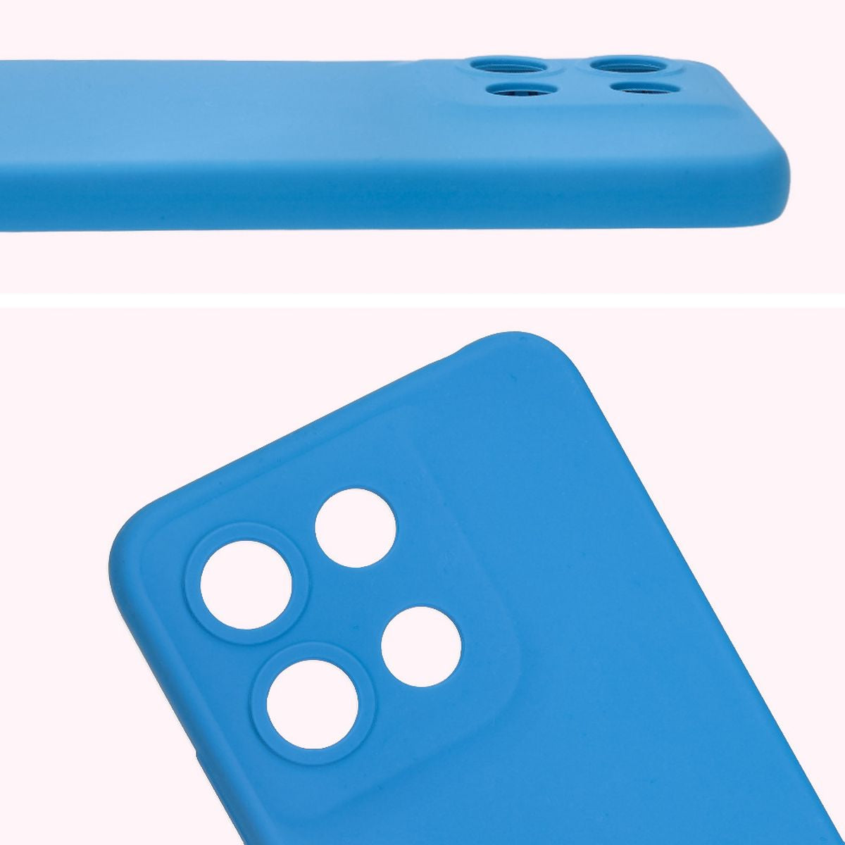 Silikon Handyhülle für Motorola Moto G17 / G17 Power / G15 / G15 Power, Bizon Soft Case, Blau