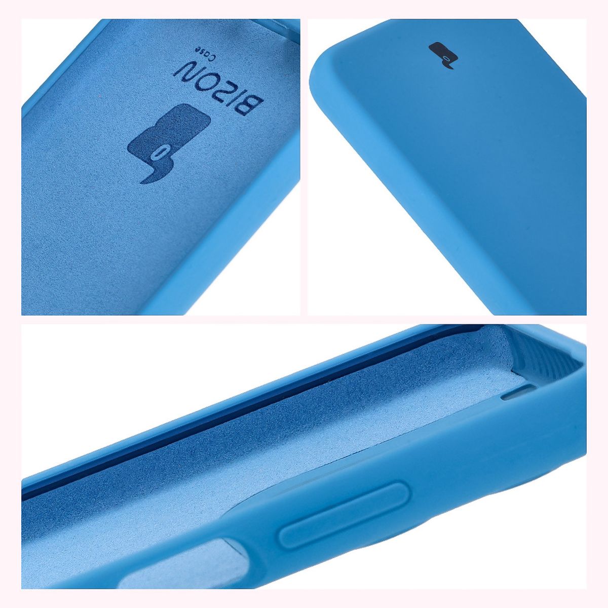 Silikon Handyhülle für Motorola Moto G17 / G17 Power / G15 / G15 Power, Bizon Soft Case, Blau