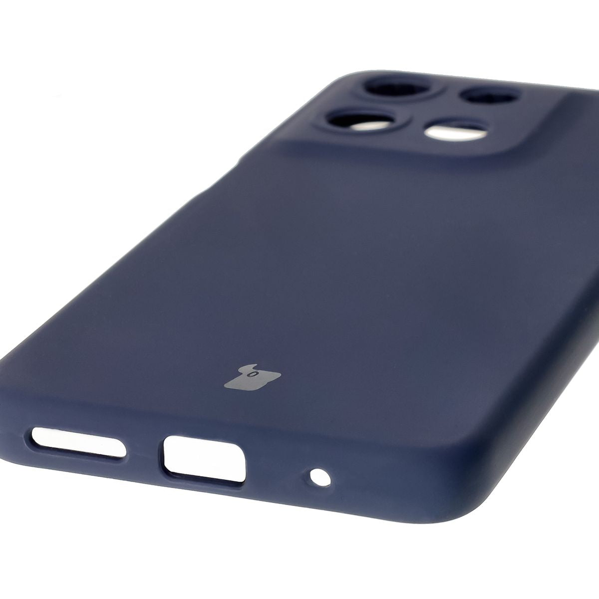 Silikon Handyhülle für Motorola Moto G17 / G17 Power / G15 / G15 Power, Bizon Soft Case, Dunkelblau