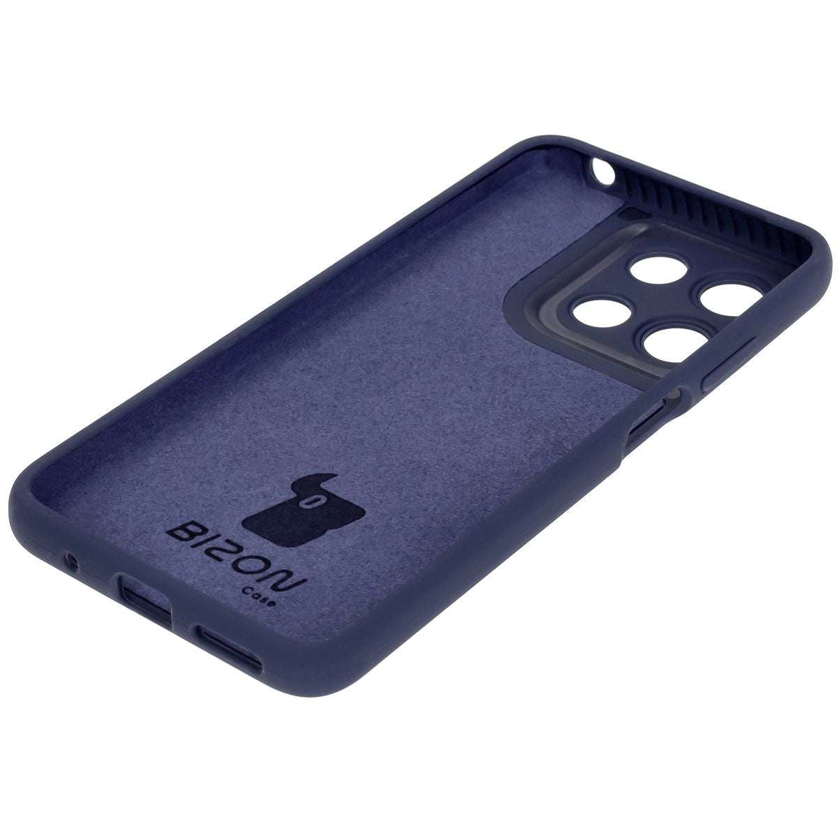 Silikon Handyhülle für Motorola Moto G17 / G17 Power / G15 / G15 Power, Bizon Soft Case, Dunkelblau