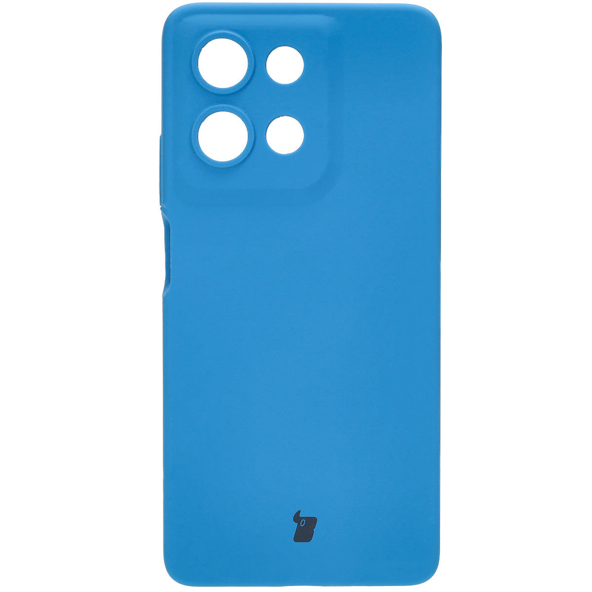 Silikon Handyhülle für Motorola Moto G75 5G, Bizon Soft Case, Blau