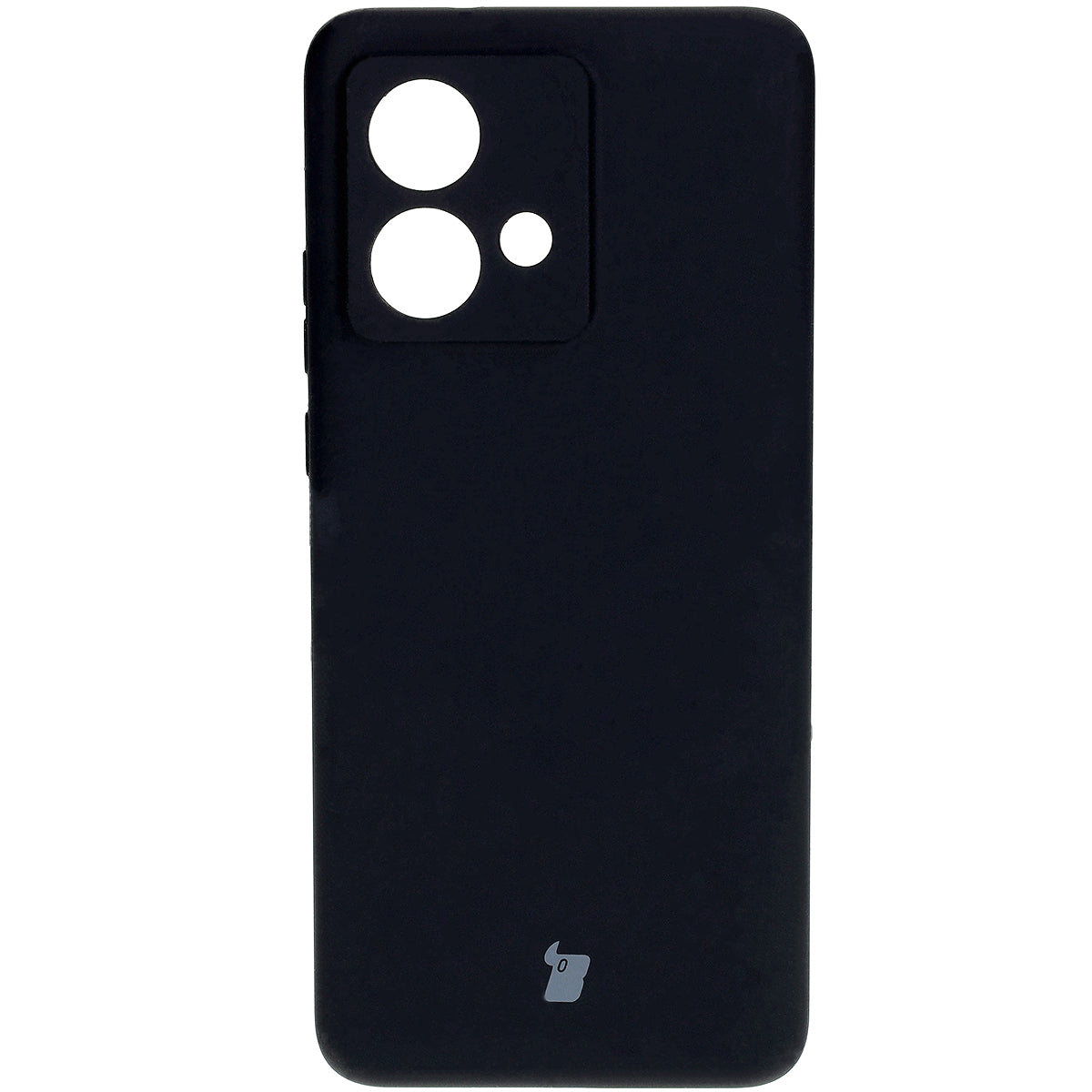 Silikon Handyhülle für Motorola Edge 40 Neo, Bizon Soft Case, Schwarz