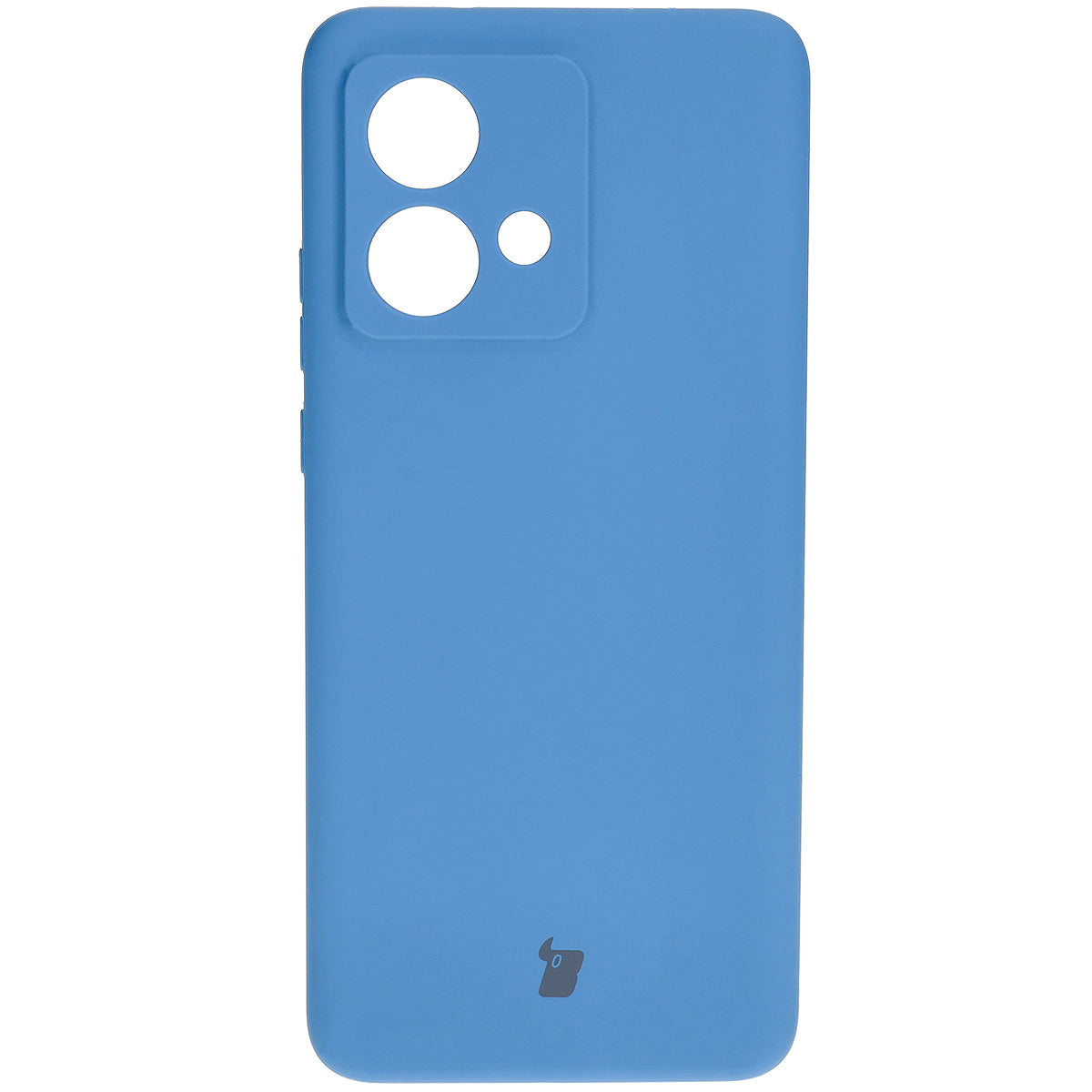 Silikon Handyhülle für Motorola Edge 40 Neo, Bizon Soft Case, Blau