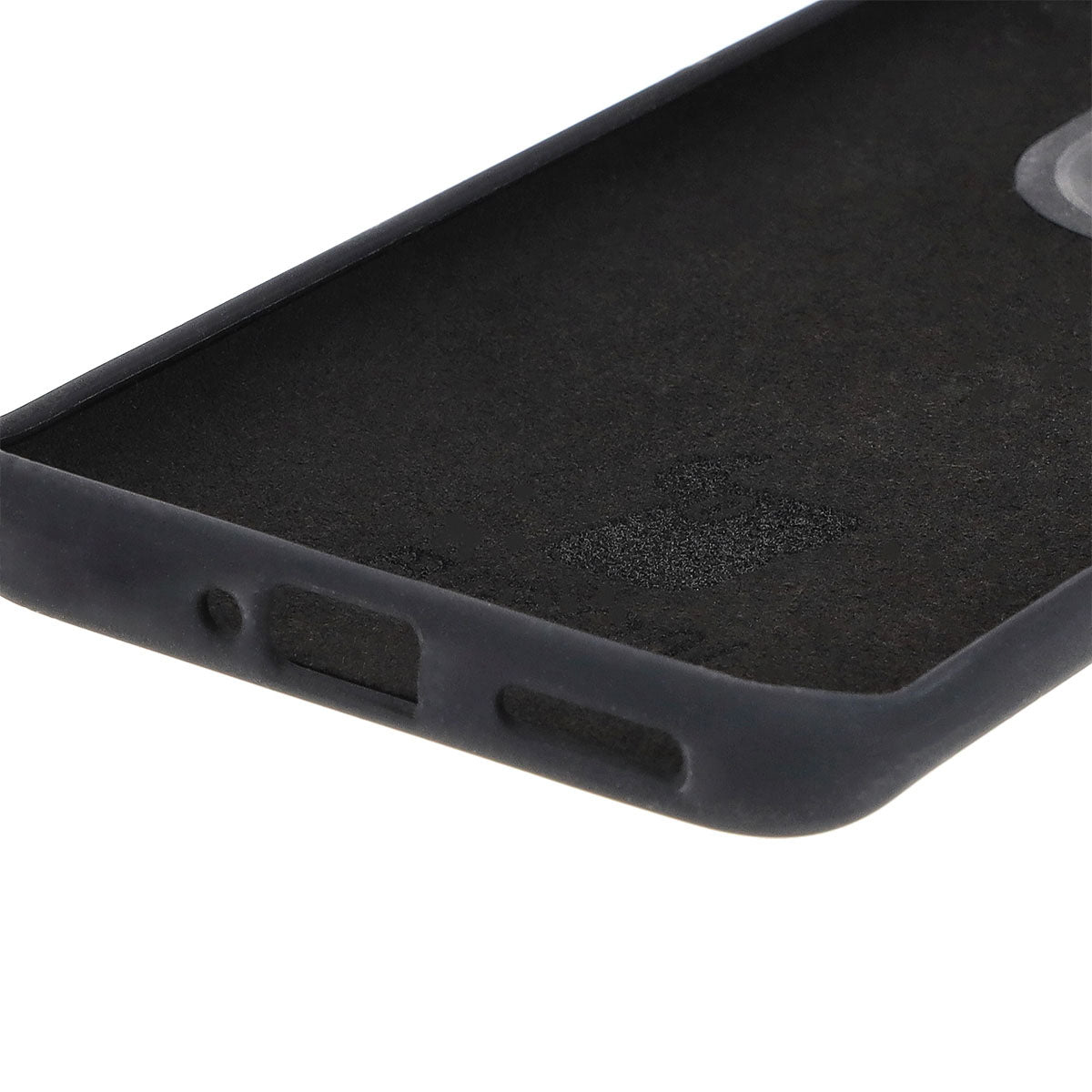 Silikon Handyhülle für Motorola Edge 50 Pro, Bizon Soft Case, Schwarz